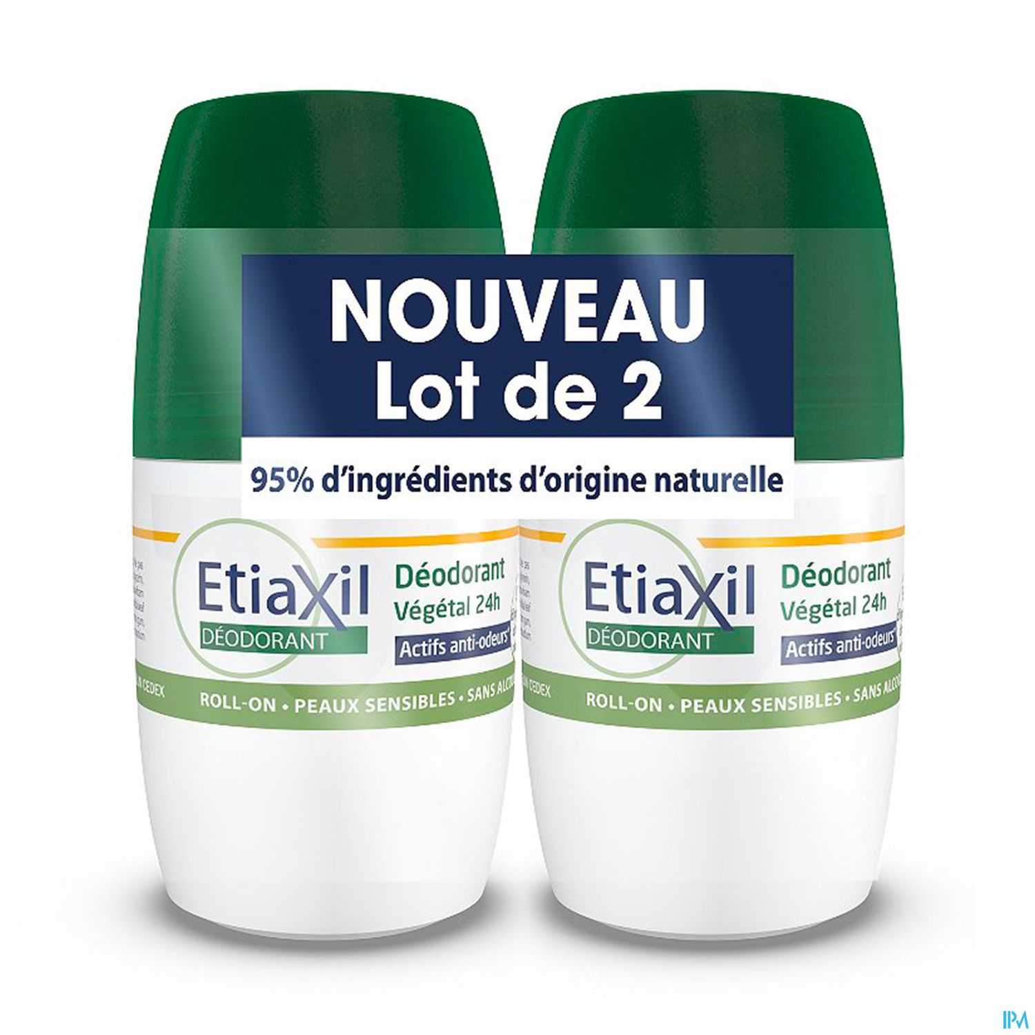ETIAXIL DEO VEG 24H ROLLON 50MLX2