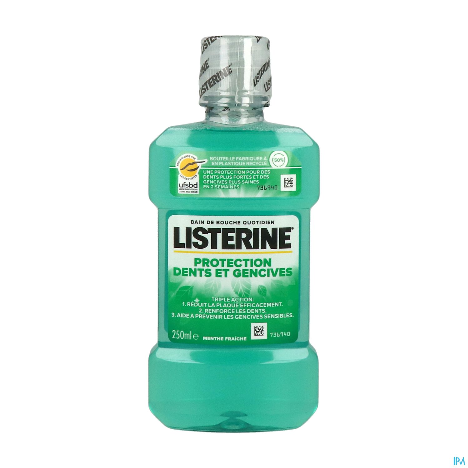 Listerine Protection Dents Gencives Bain De Bouche 250ml