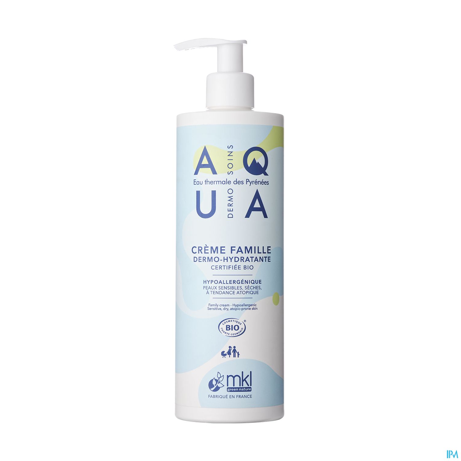 Mkl Green Nature Aqua Creme Famille Dermohydratante Bio 400ml