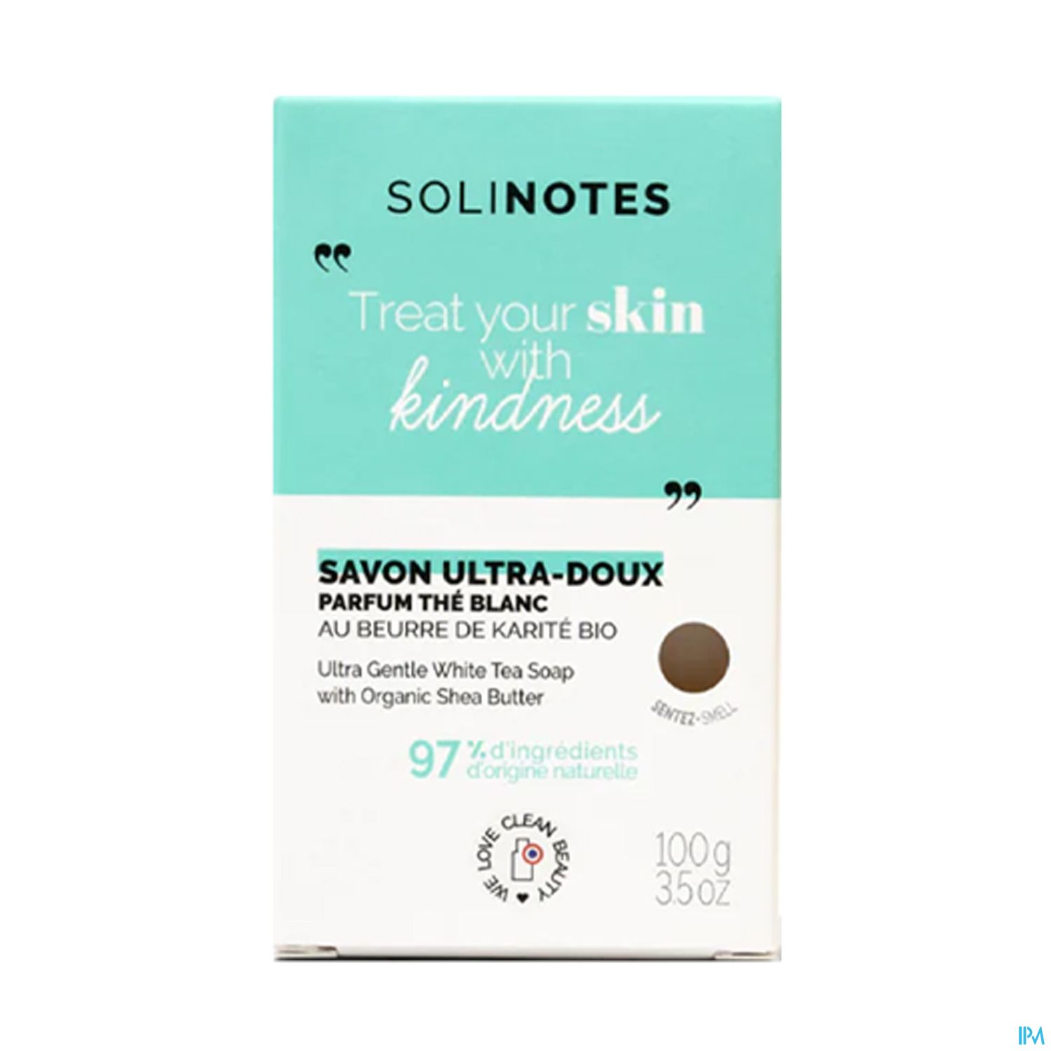 Solinotes Savon Solide The Blanc 100g