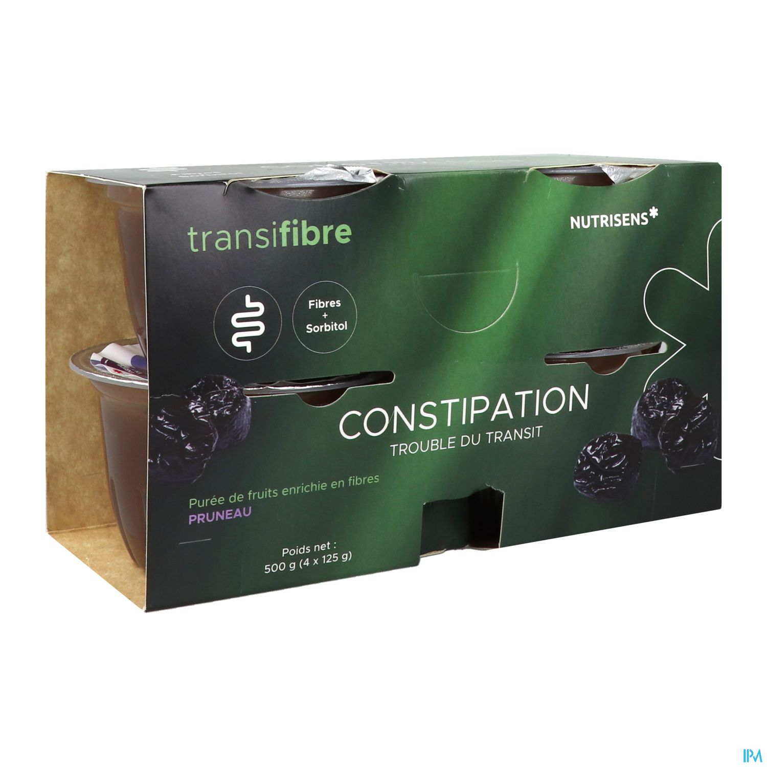 TRANSIFIBRE PUREE PRUNEAU POT X4