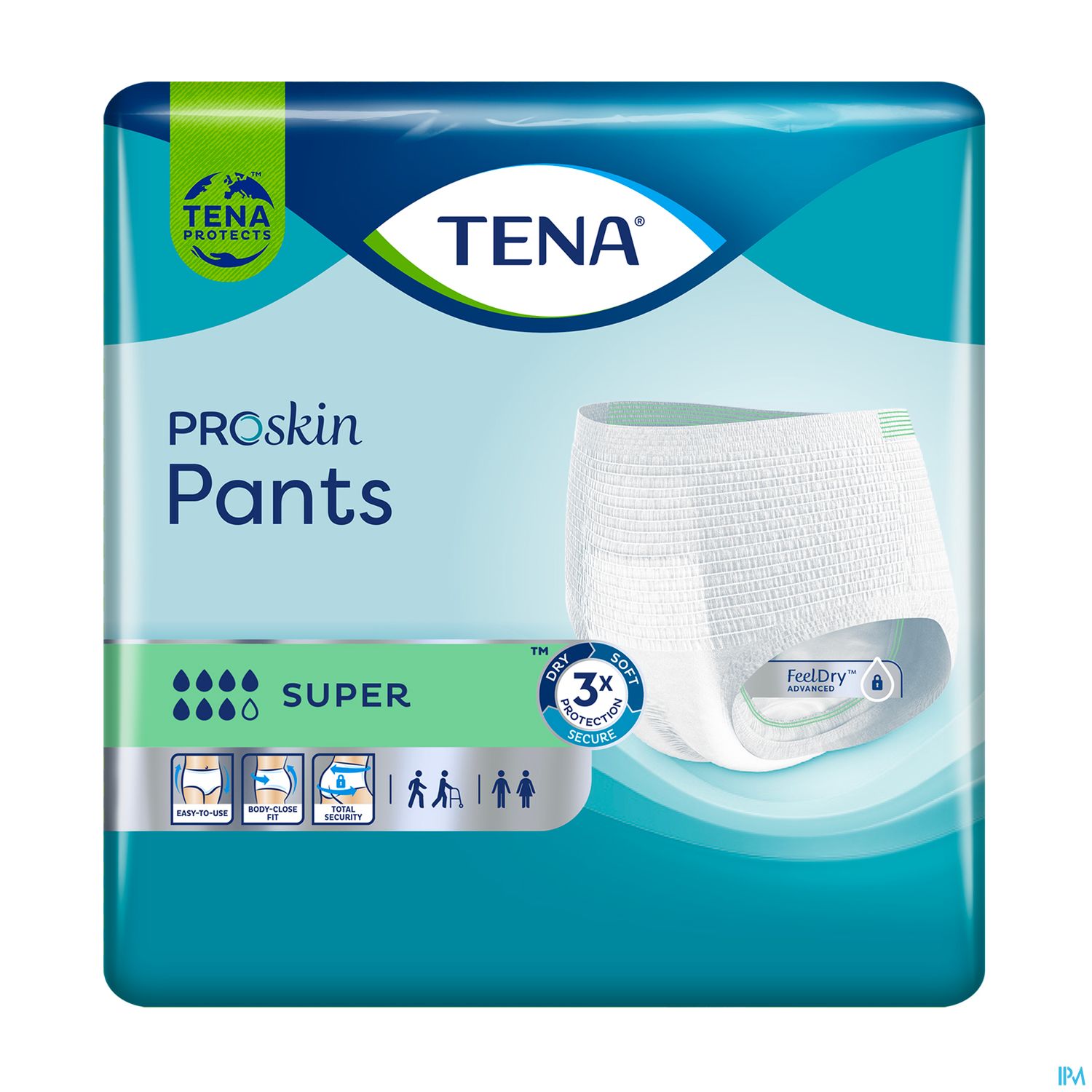TENA PANTS PROSKIN SUPER SMALL 12