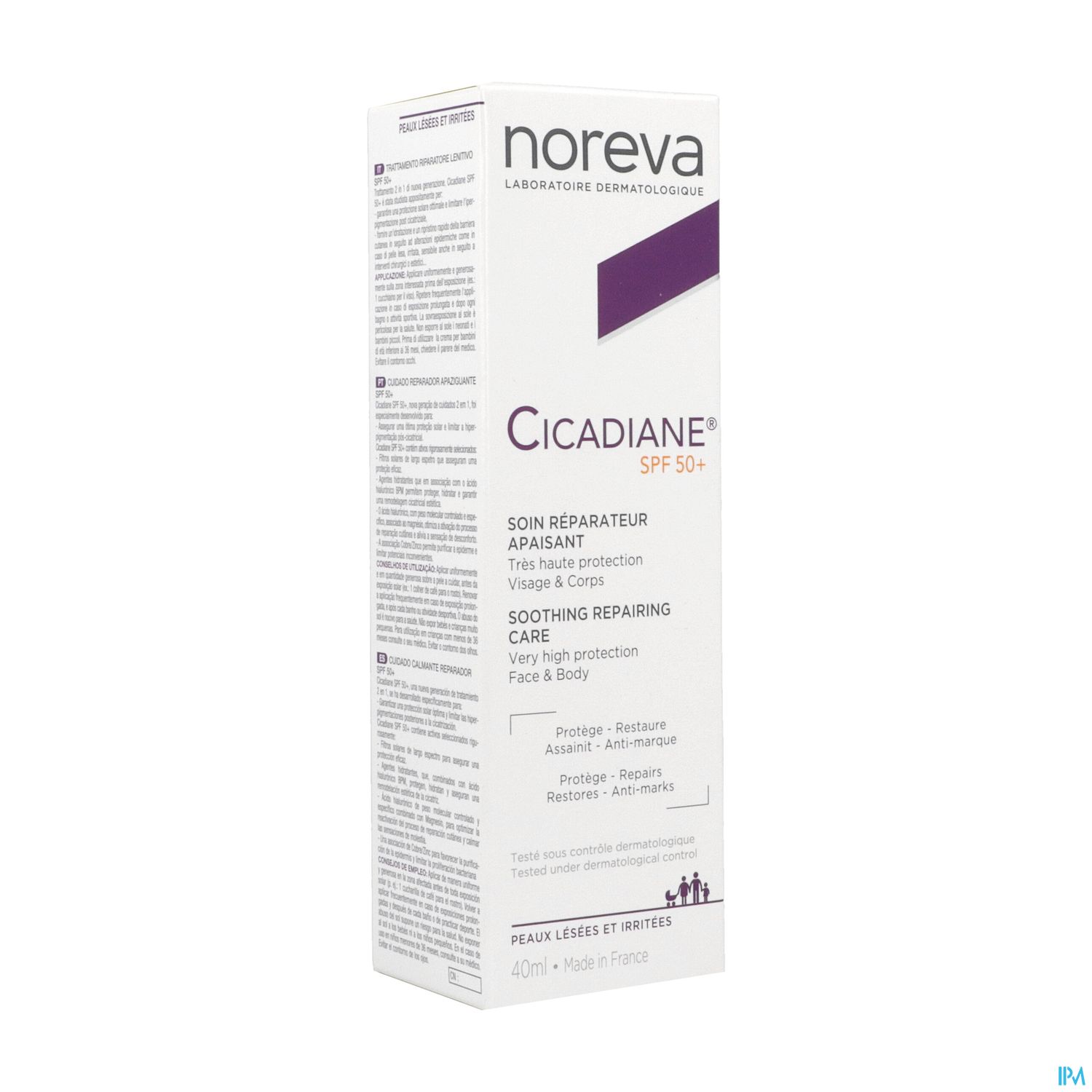 CICADIANE SOIN REPAR AP SPF50+ 40
