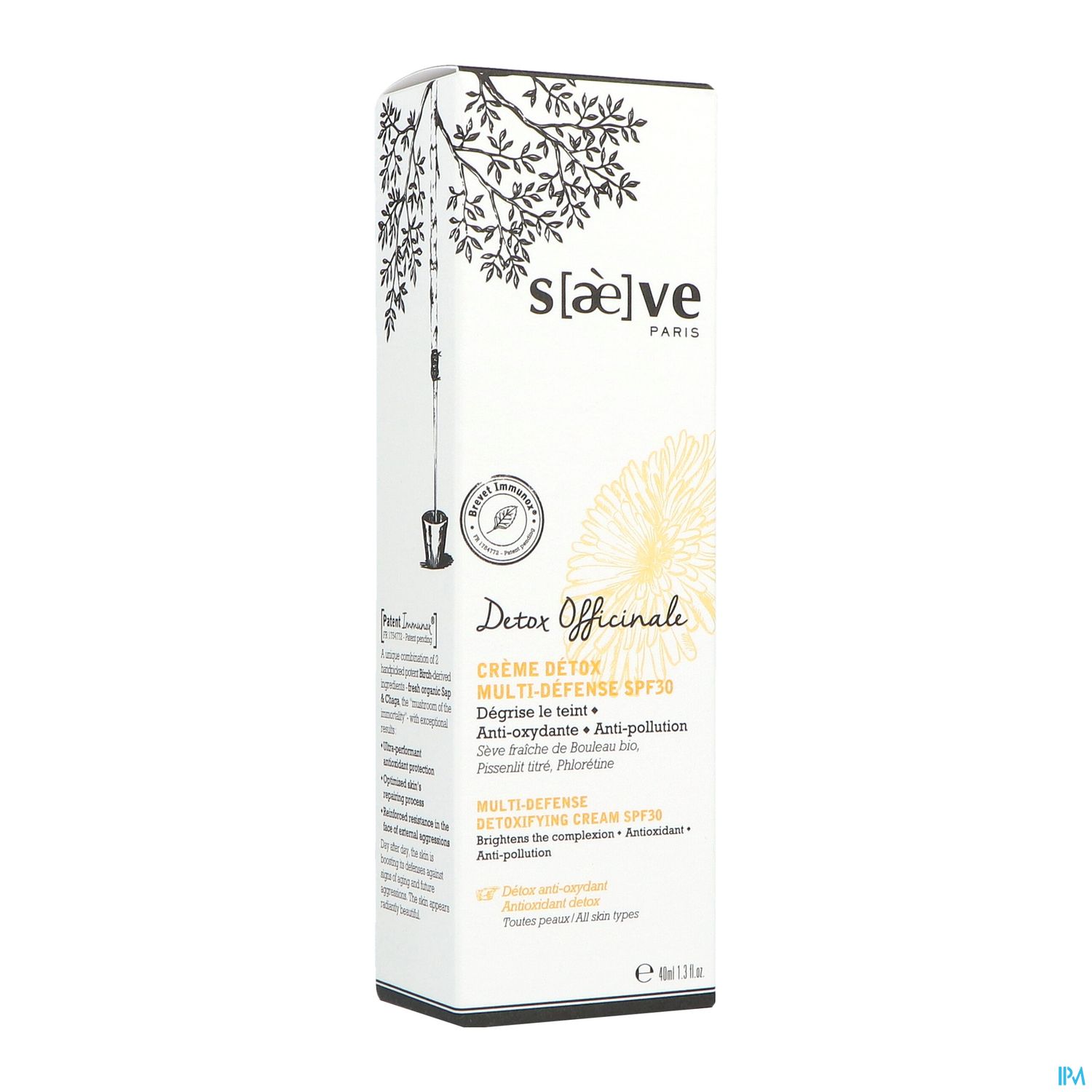 SAEVE DETOX CR DEFENSE SPF30 40ML