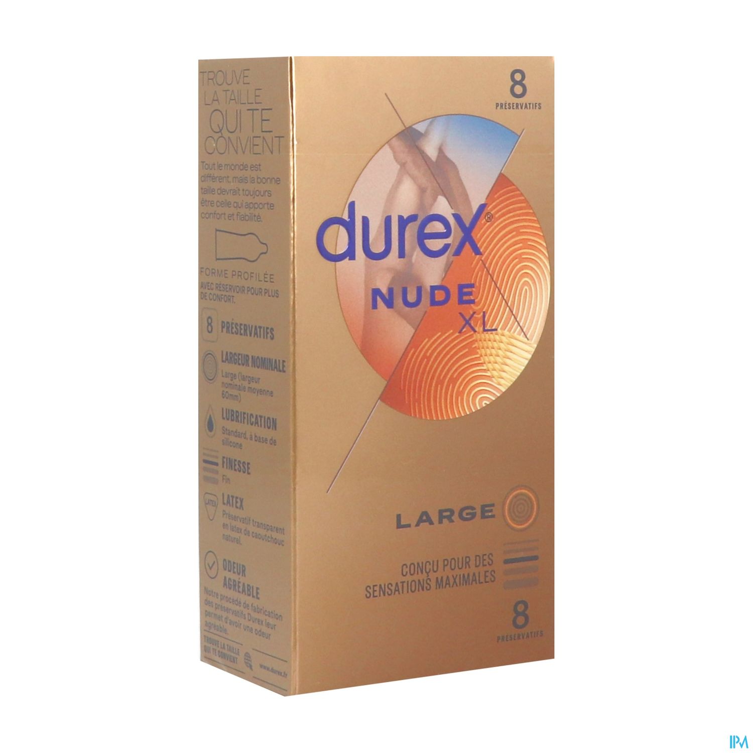 PRESERV DUREX NUDE XL X8