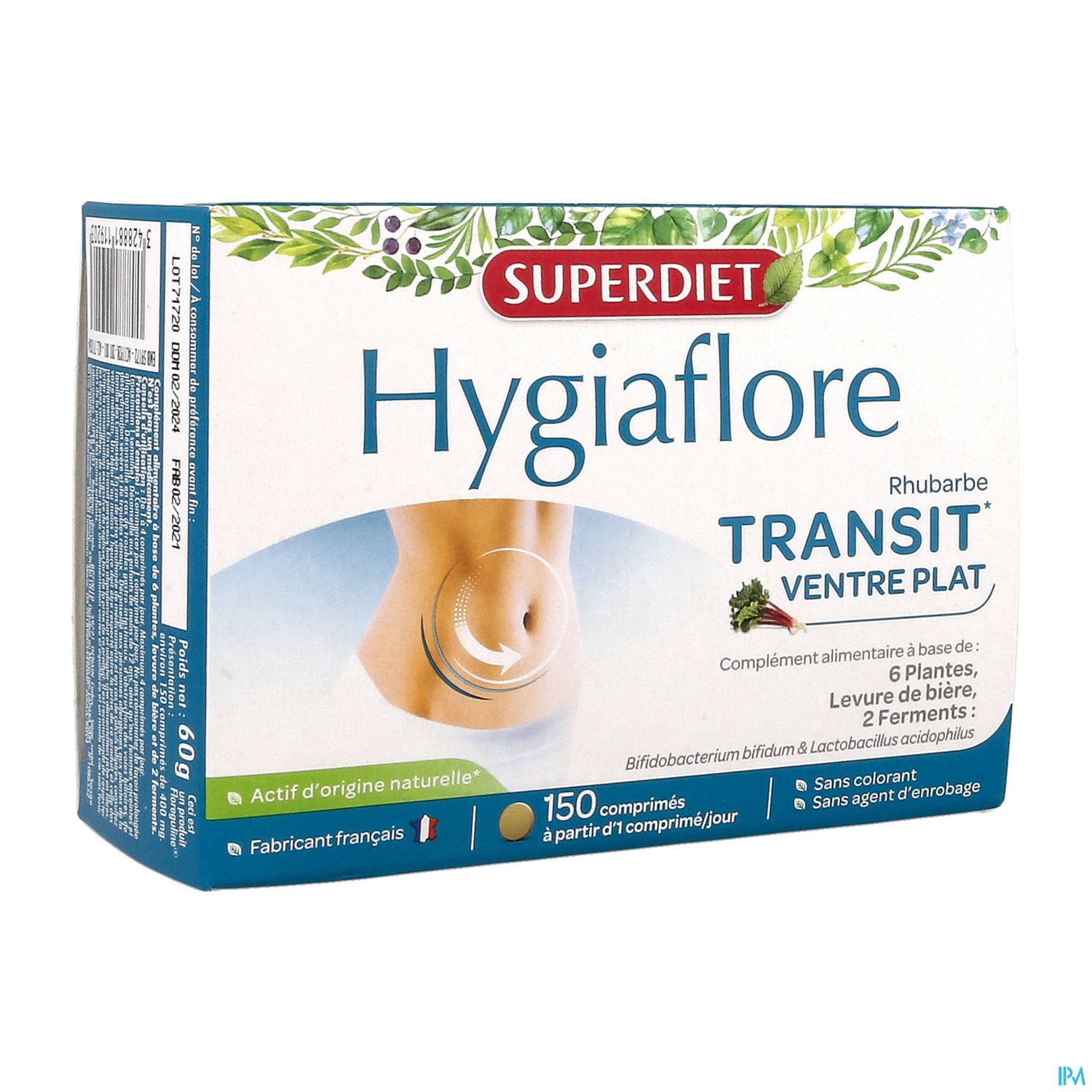 SUPERDIET HYGIAFLORE TRANS CPR150