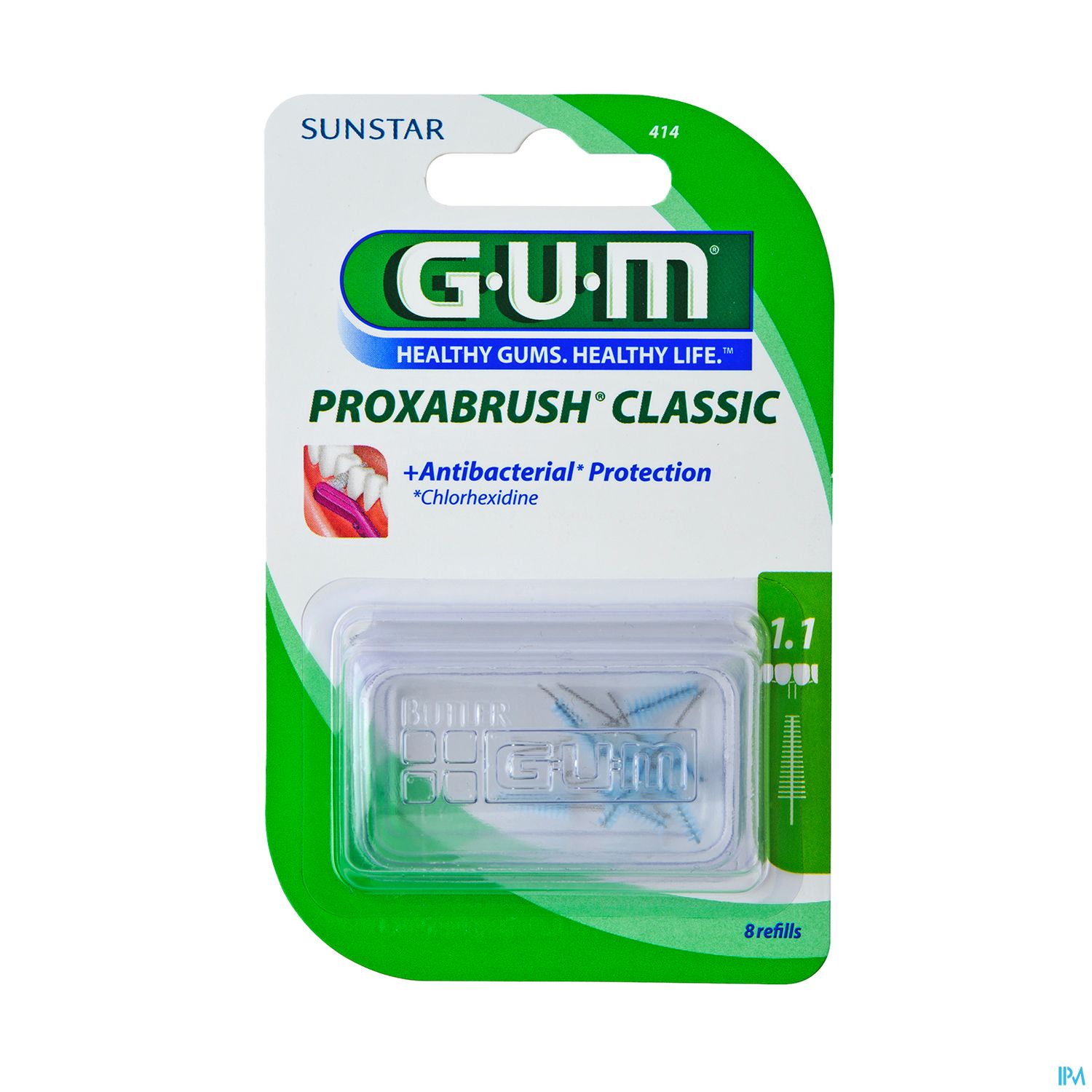 Gum Classic Brossette Interdentaire Rech 1mm1 X8
