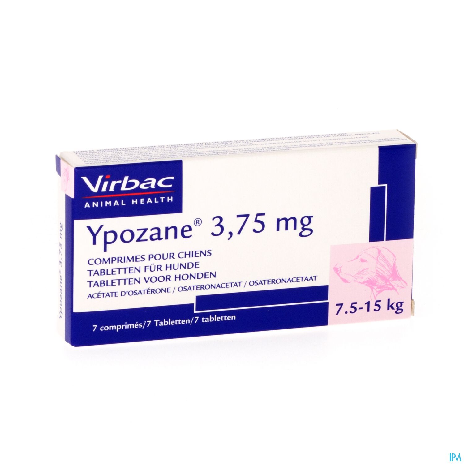 YPOZANE 3,75MG CPR 7