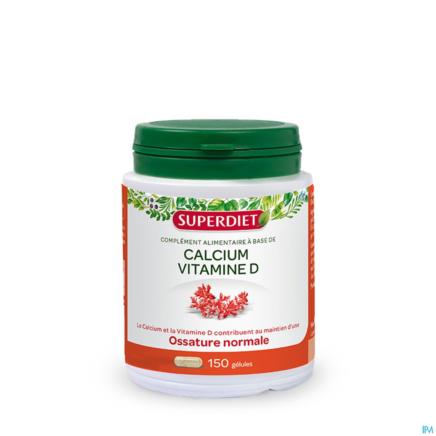 Superdiet Calcium Vitamine D Gelule 150
