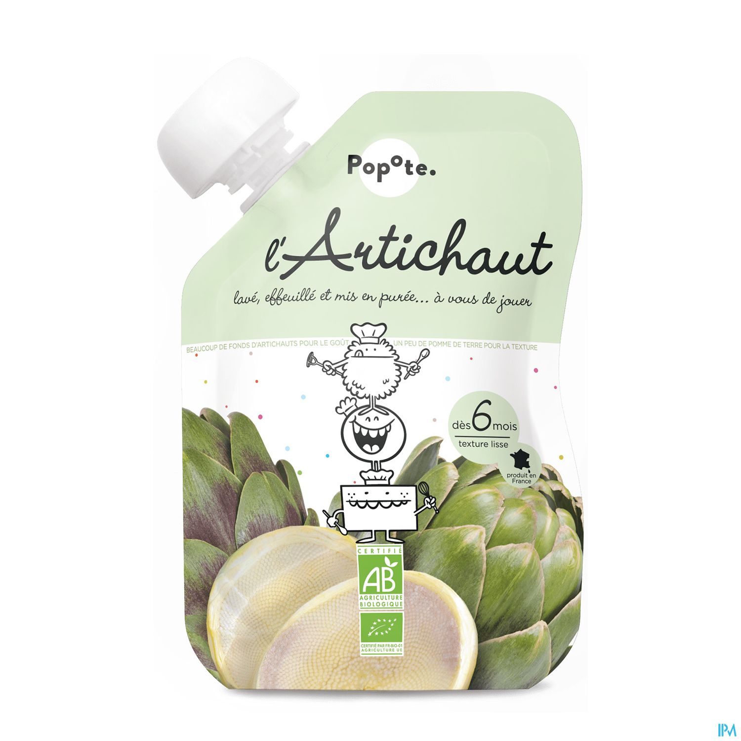 POPOTE PUREE ARTICHAUT 120G