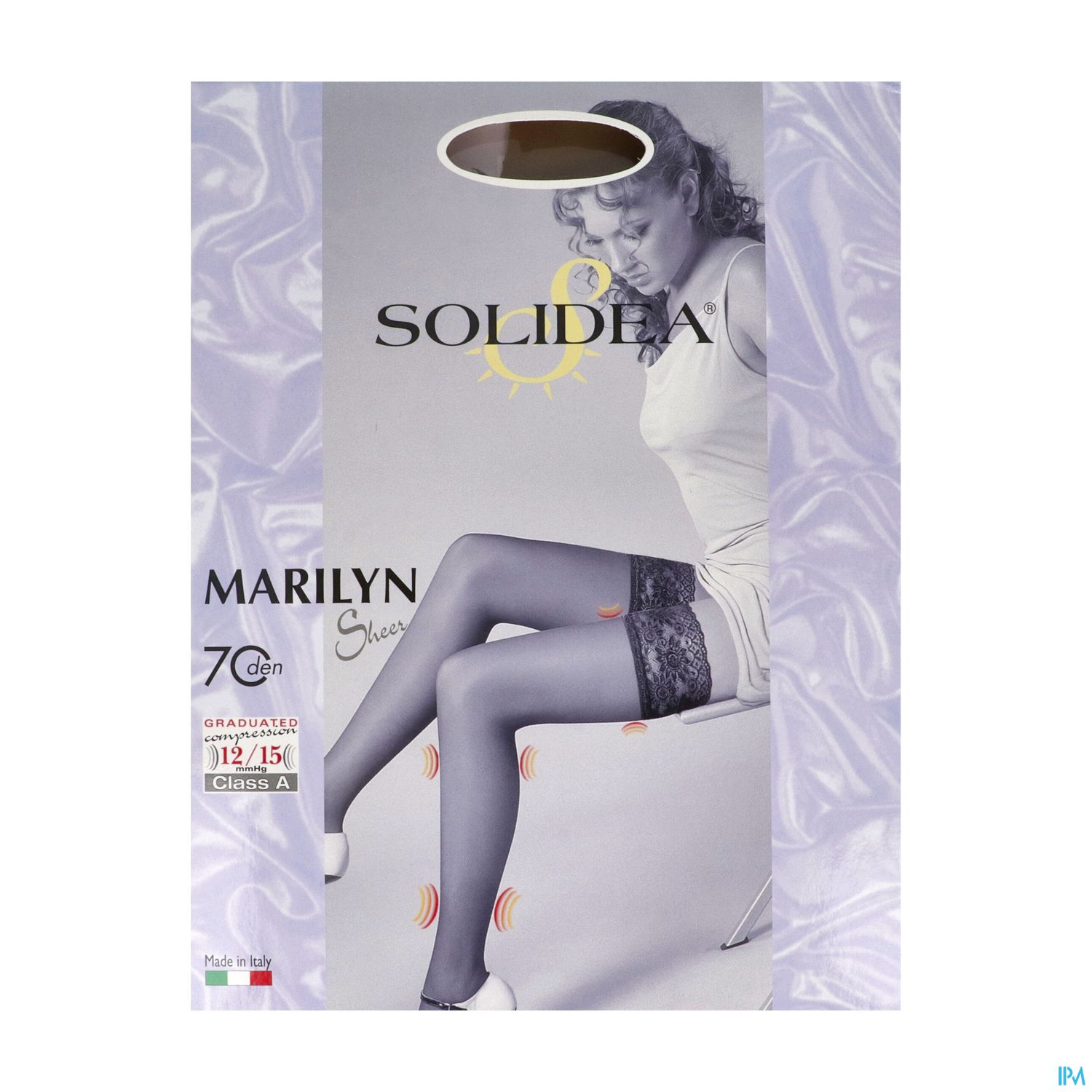 Solidea Marilyn 70 Sheer Bas Cuisse Autofixant Camel T4l