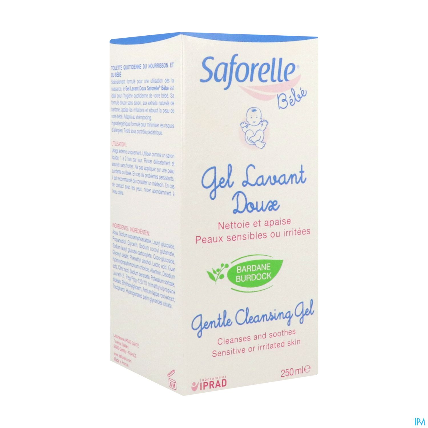 SAFORELLE BB GEL LAV DOUX 250ML
