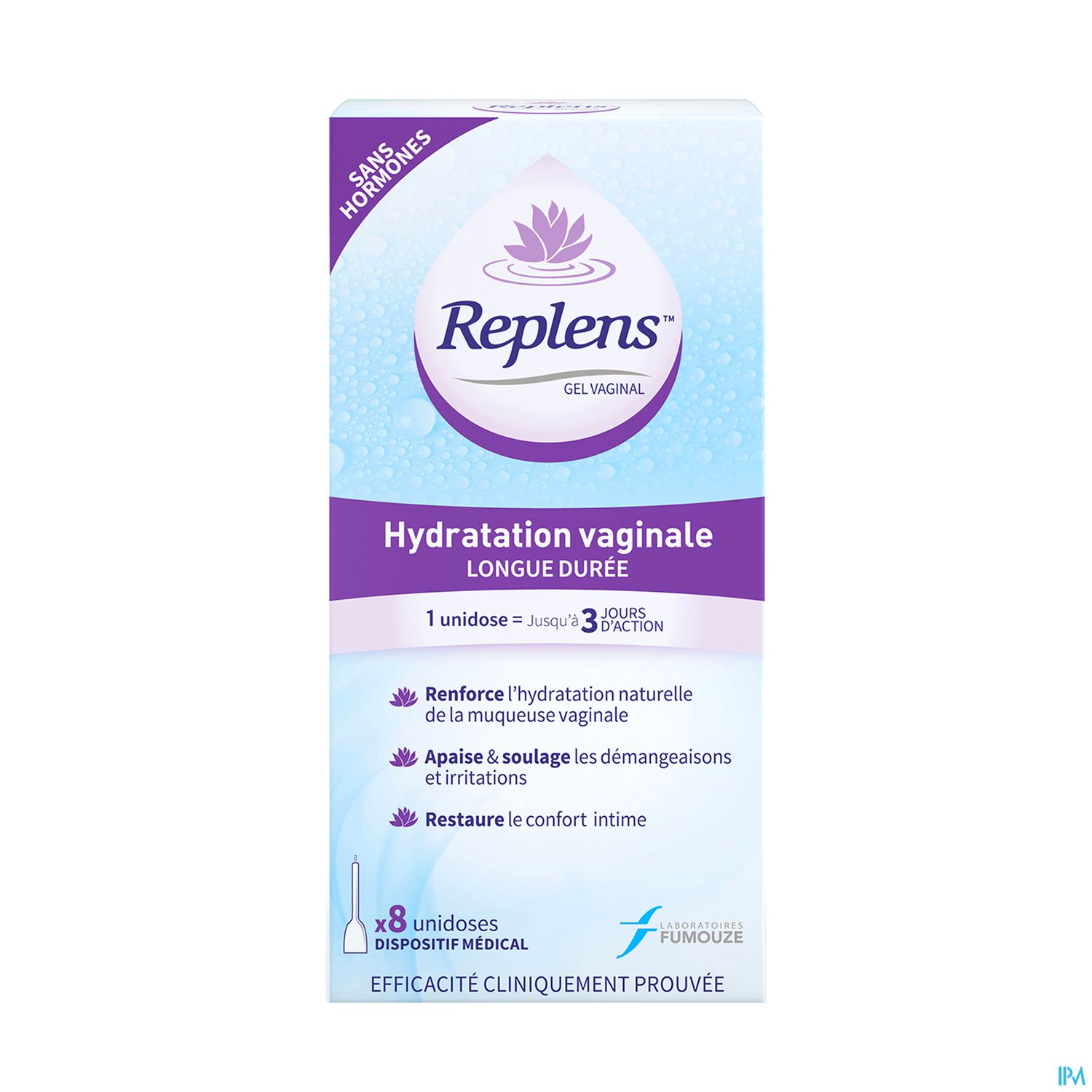 REPLENS GEL VAGINAL UNIDOS BT8