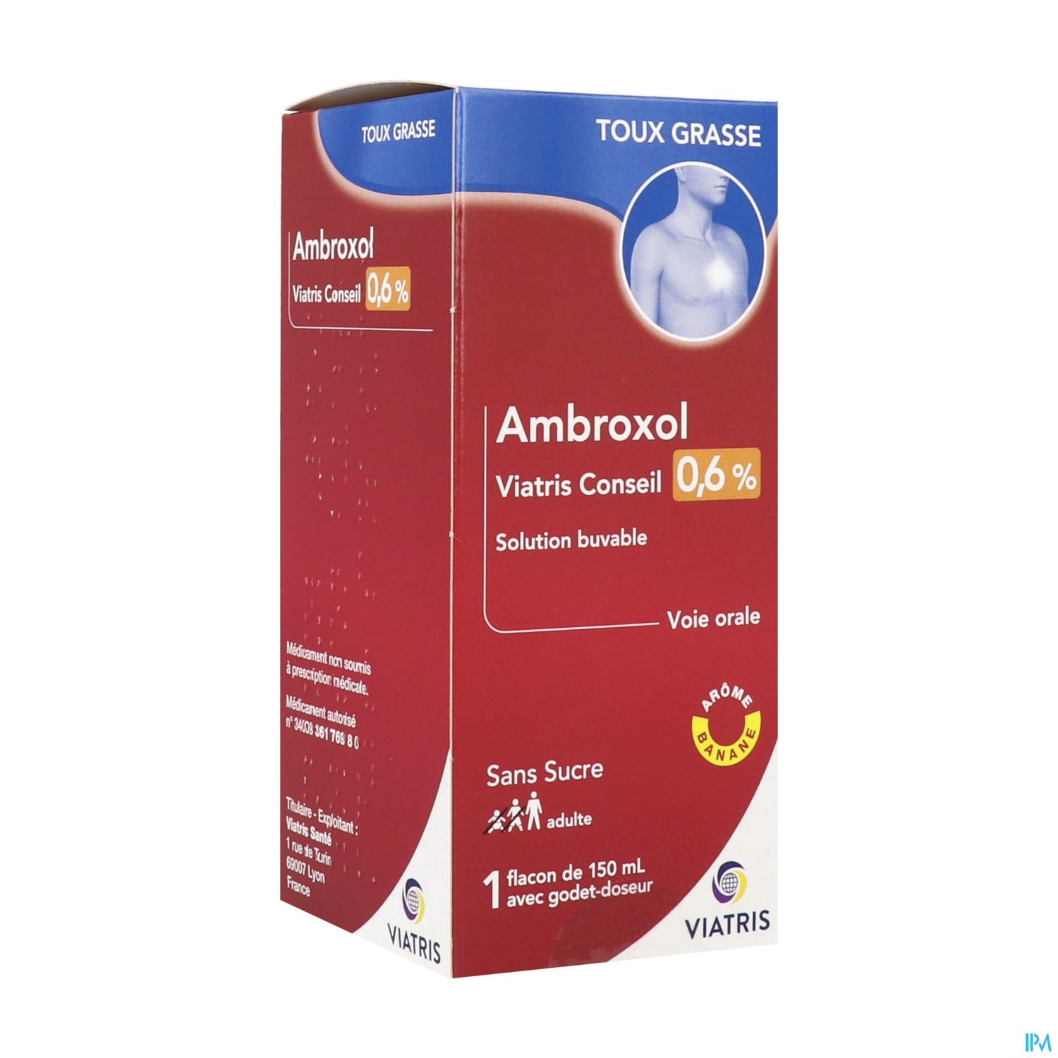 AMBROXOL 0,6% MYLAN SOL 150ML