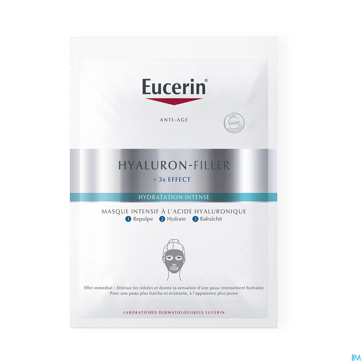 Eucerin Hyaluron Filler +3x Effect Masque Intensif A l Acide Hyaluronique X1