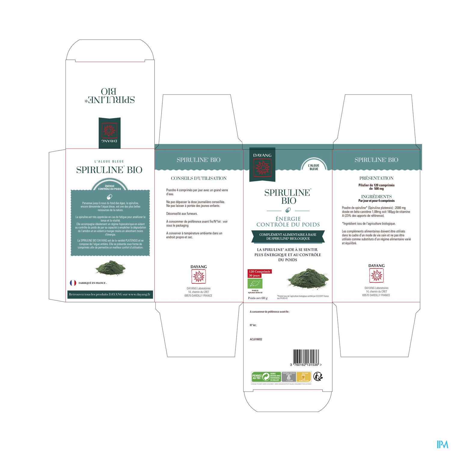 DAYANG SPIRULINE BIO CPR 120