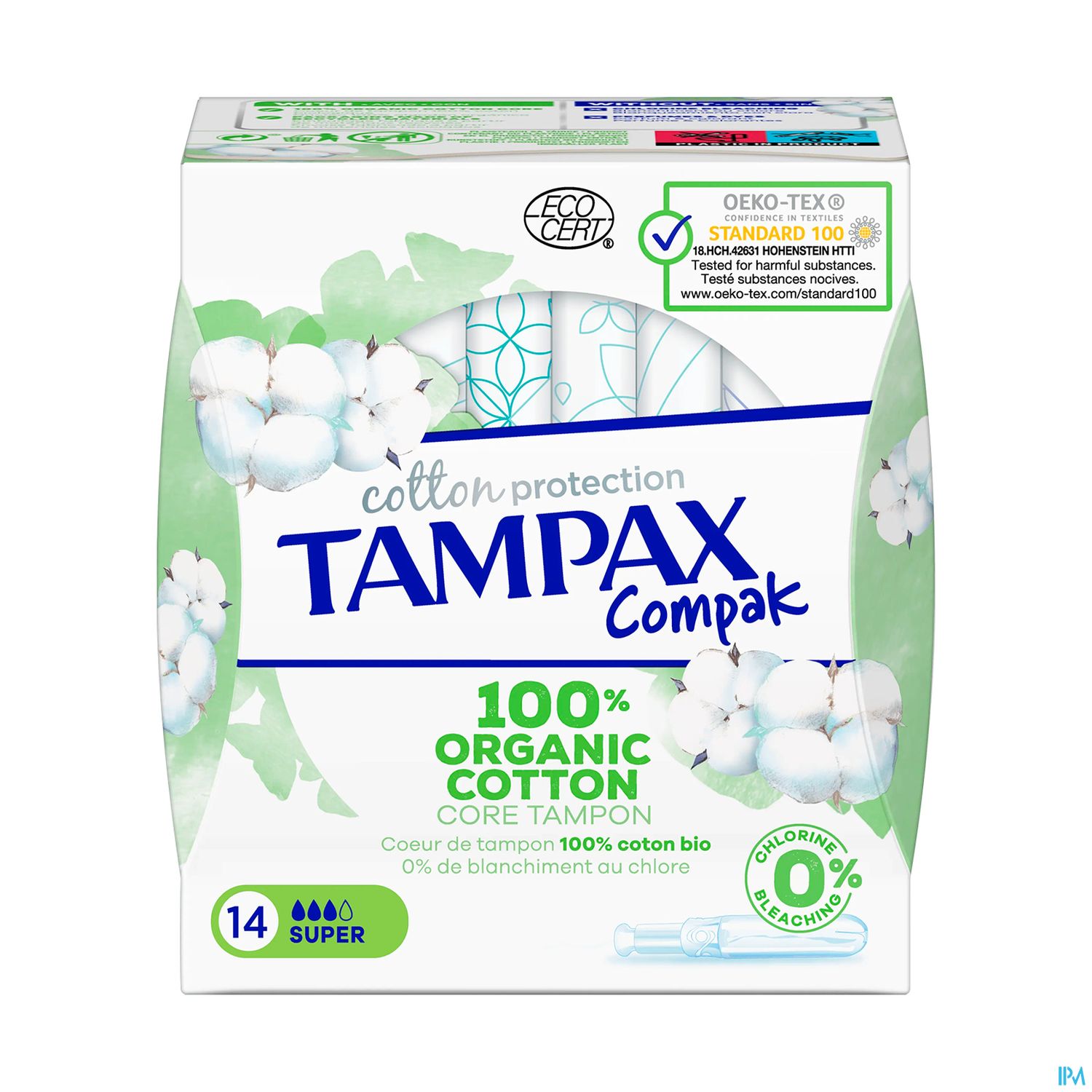 Tampax Compak Cotton Protection Super X14