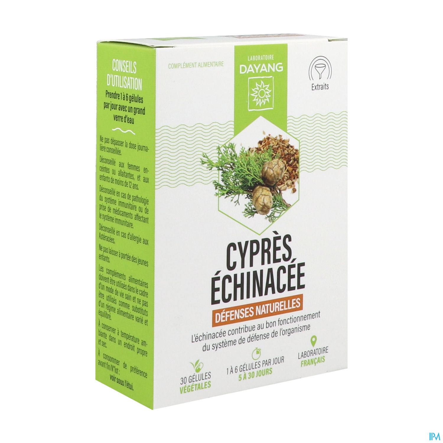 Dayang Cypres Echinacee Gelule Vegetale 30