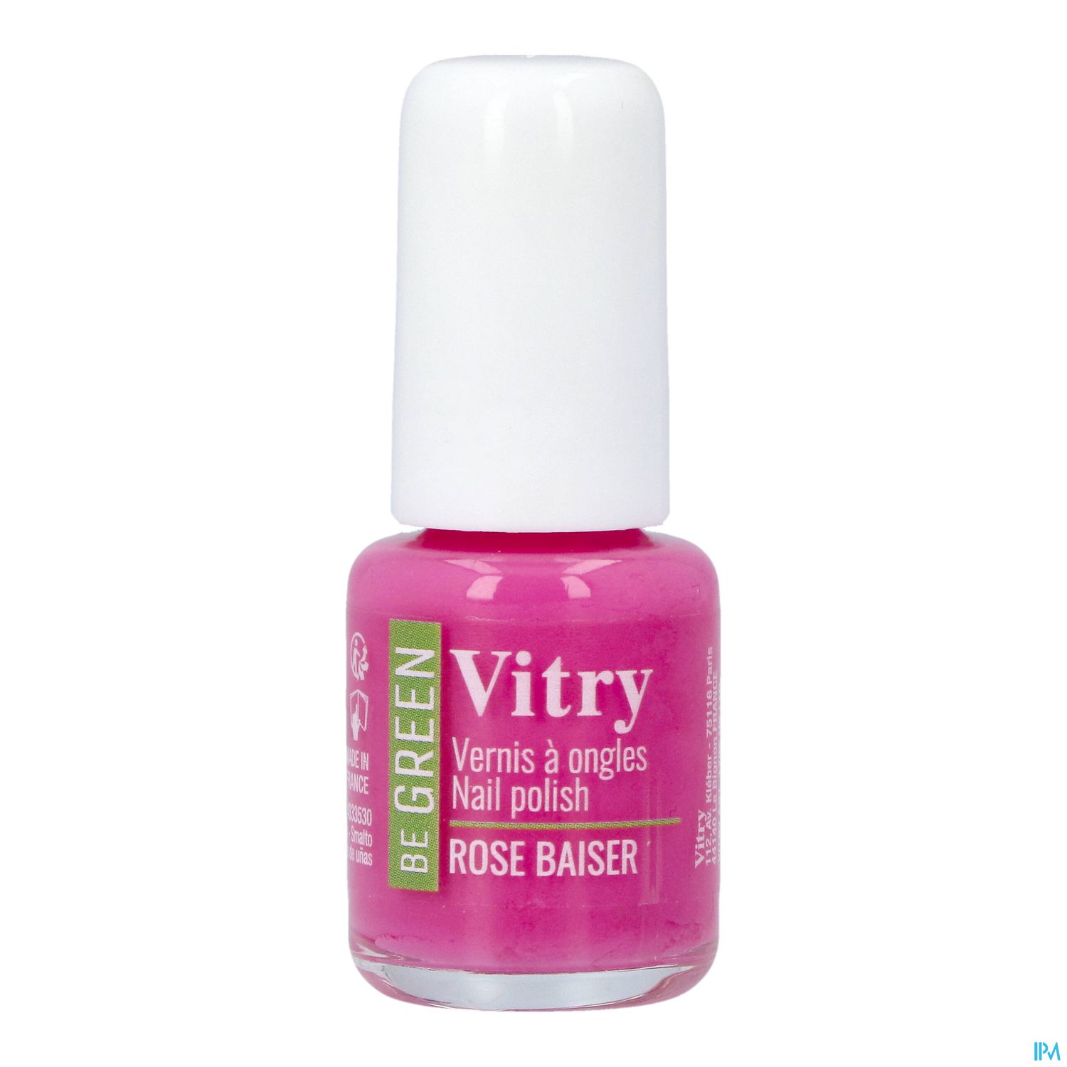 Vitry Be Green Vernis Ongles Rose Baiser 6ml