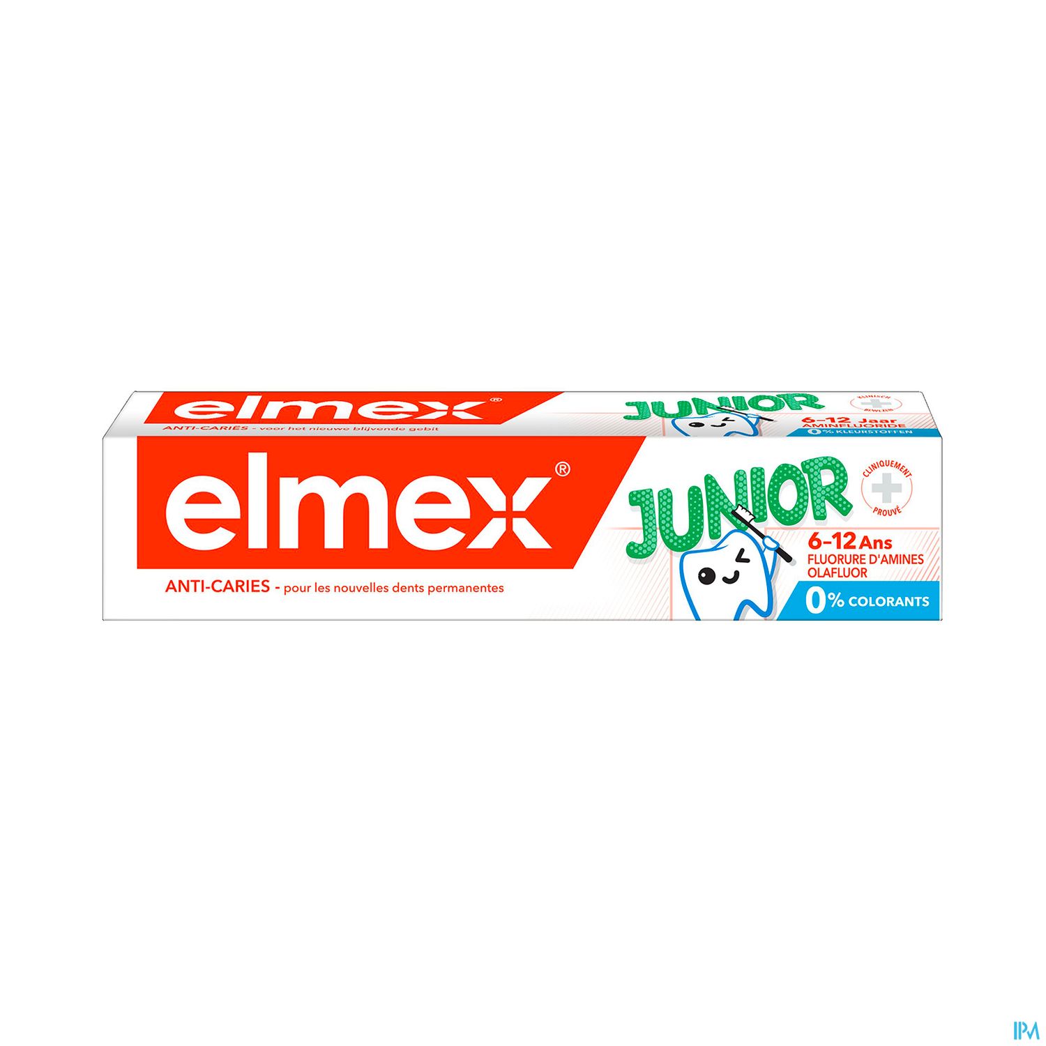 Elmex Junior Dentifrice Menthe 7/12ans 75ml