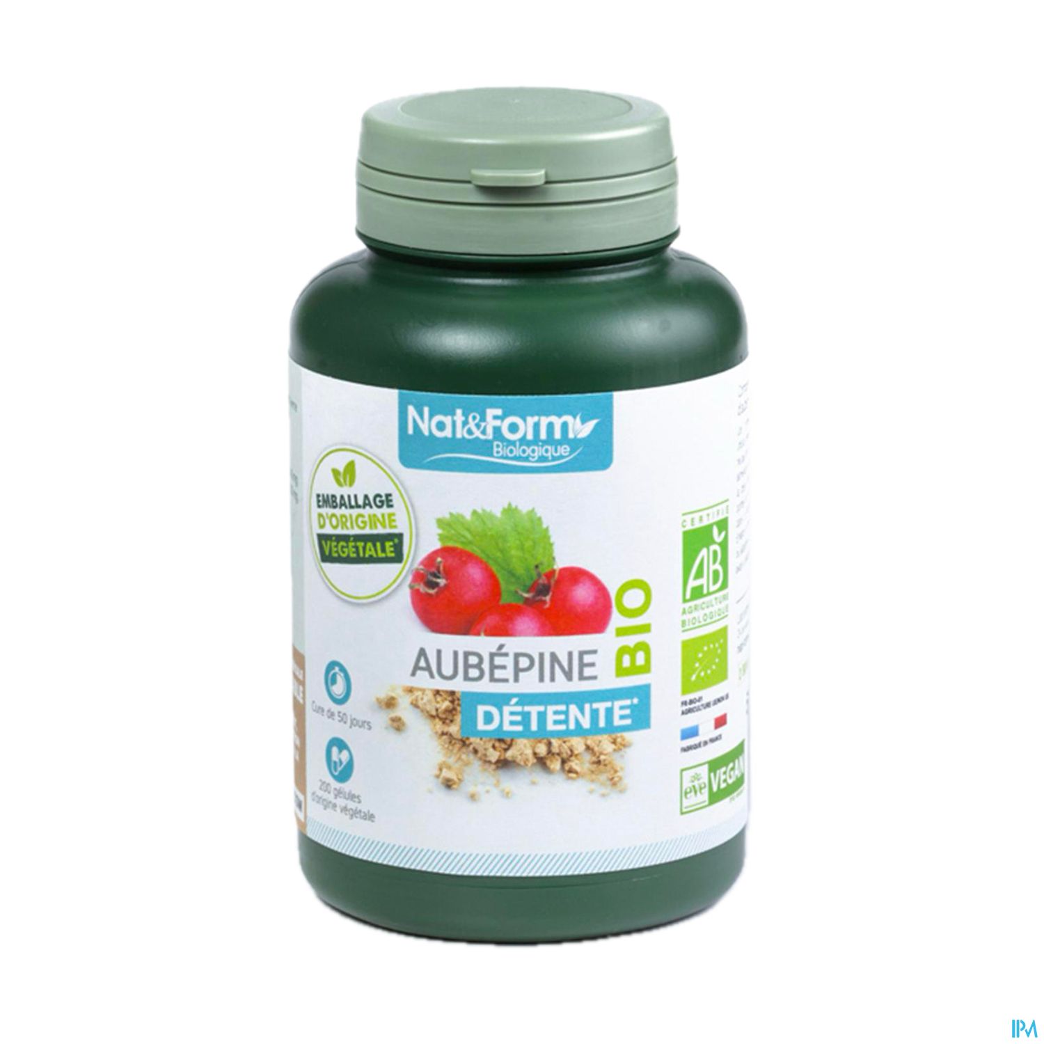 NAT&FORM BIO AUBEPINE GELVEG200