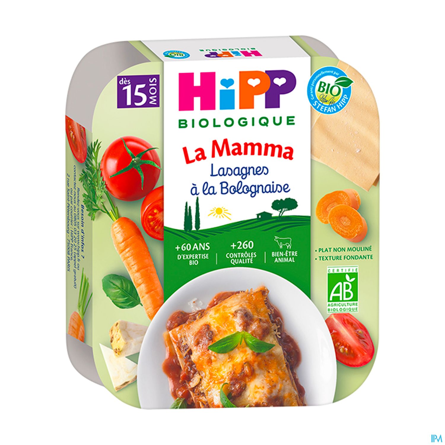 HIPP LASAGNE BOLOGNAISE 250G