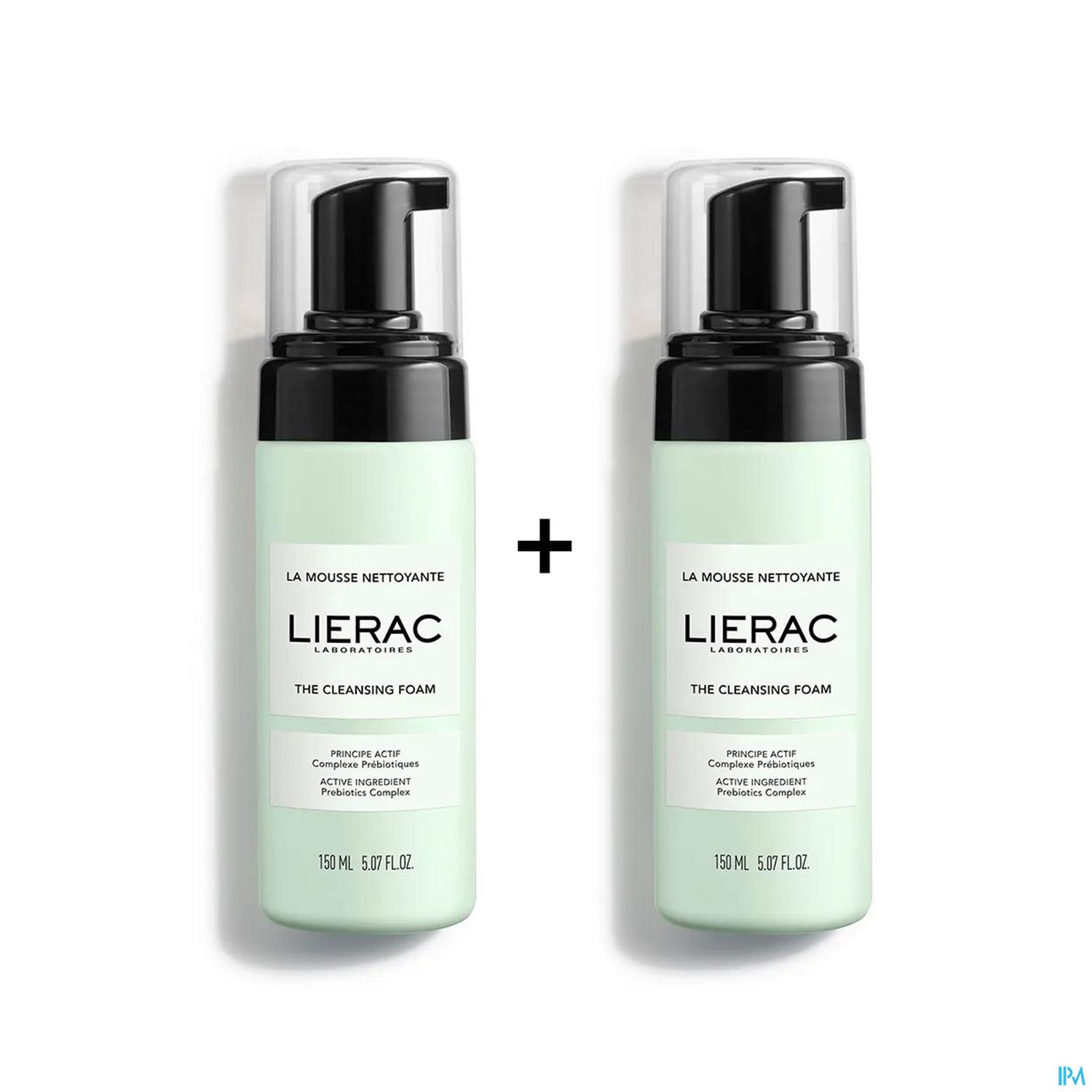 Lierac Demaquillant Le Duo Mousse Nettoyante Flacon Pompe 2x150ml