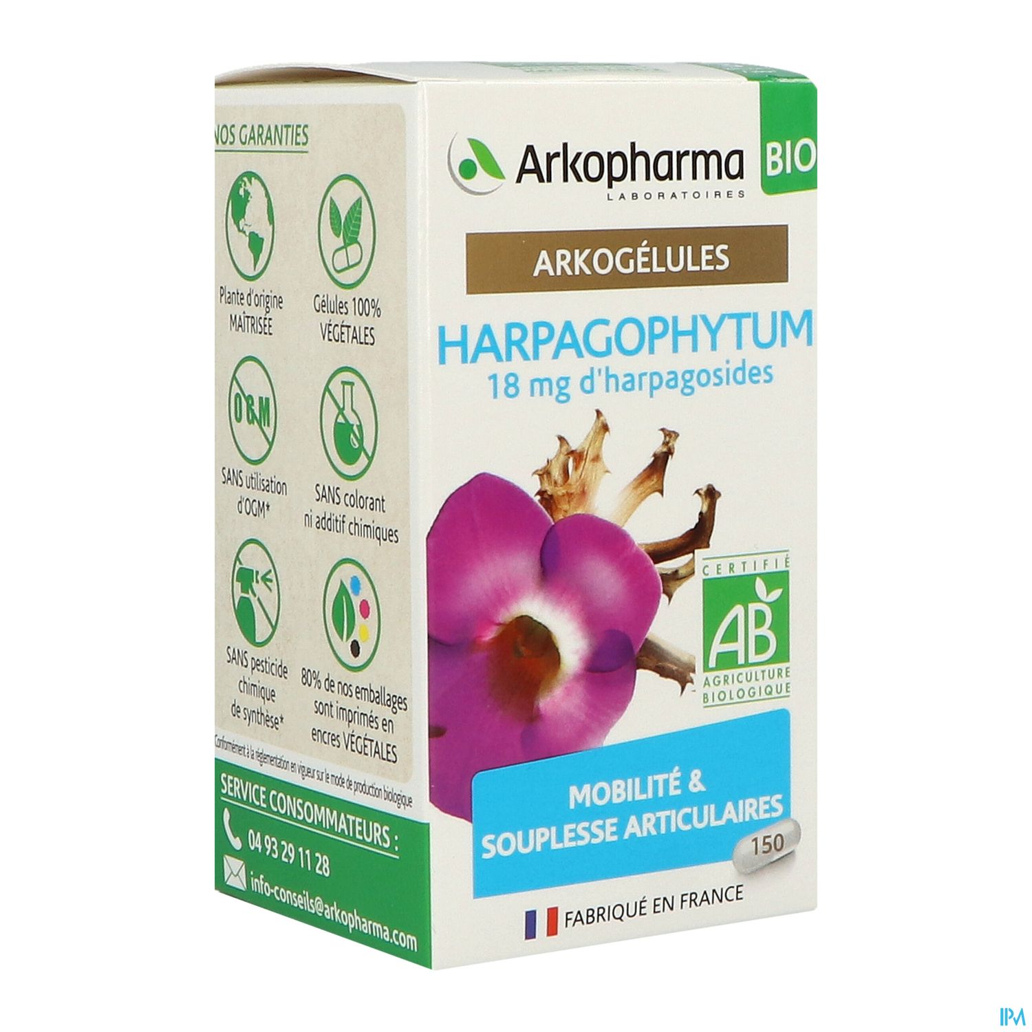Arkopharma Arkogelules Harpagophytum Bio Gelule 150