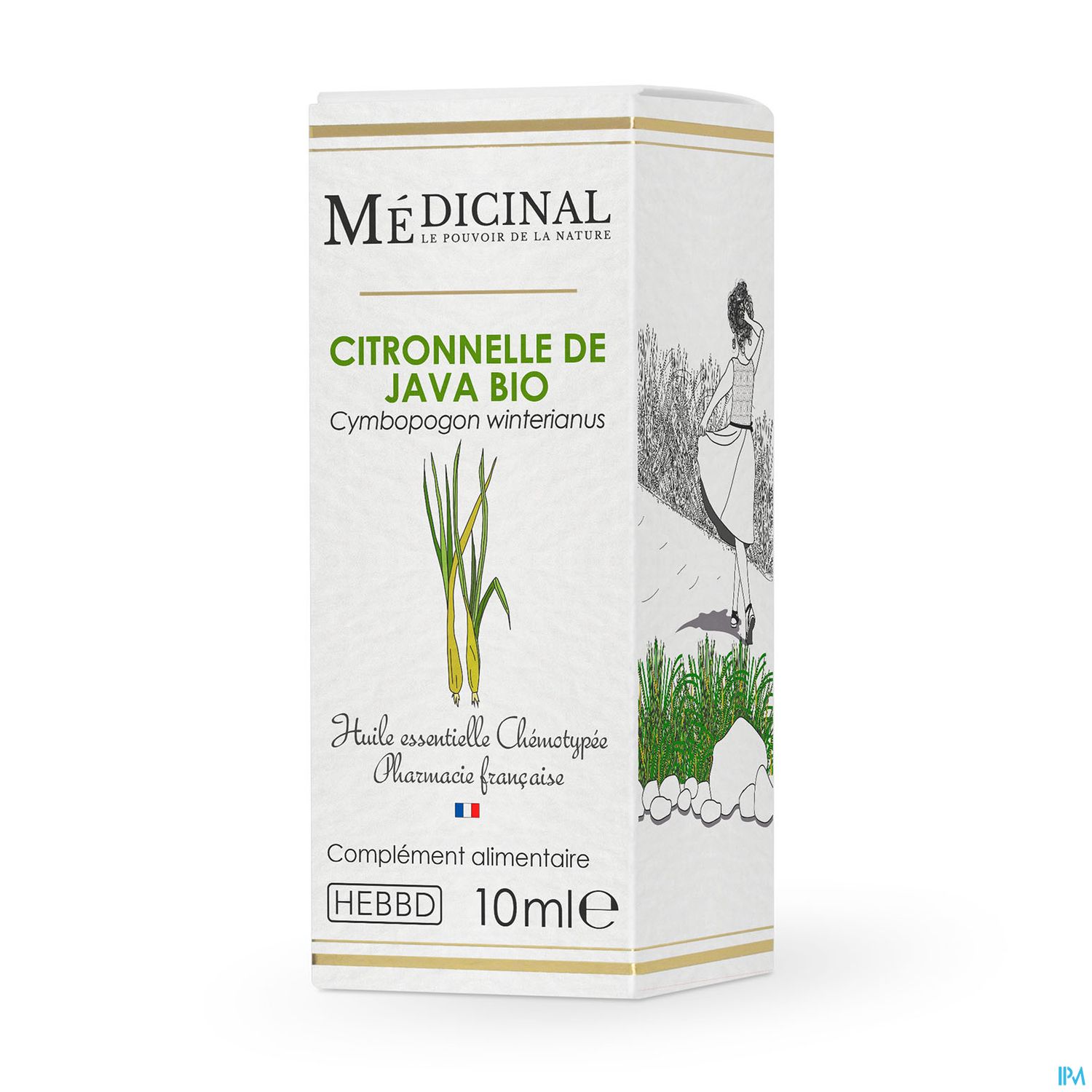 Medicinal Huile Essentielle Citronnelle Bio 10ml