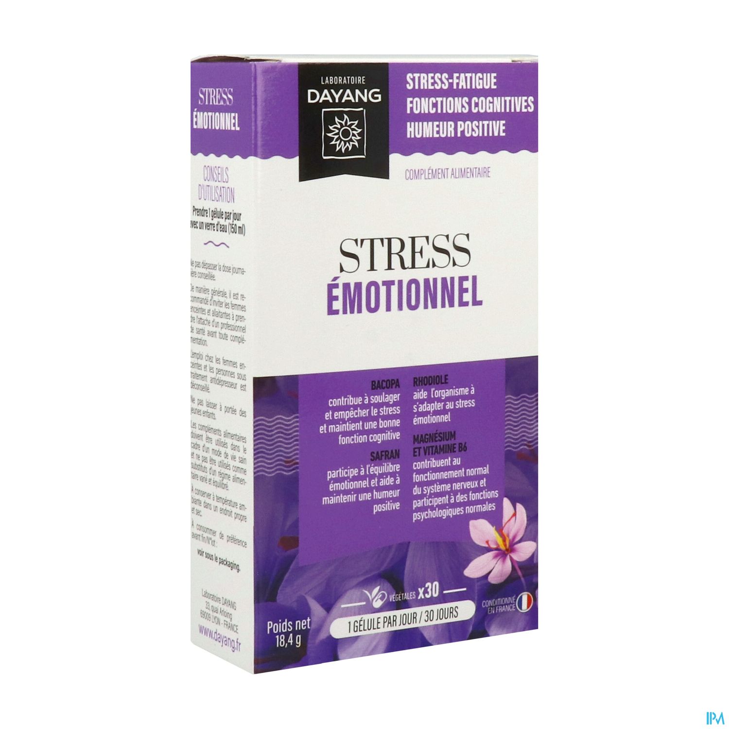 DAYANG STRESS EMOTIONNEL GELUL 30