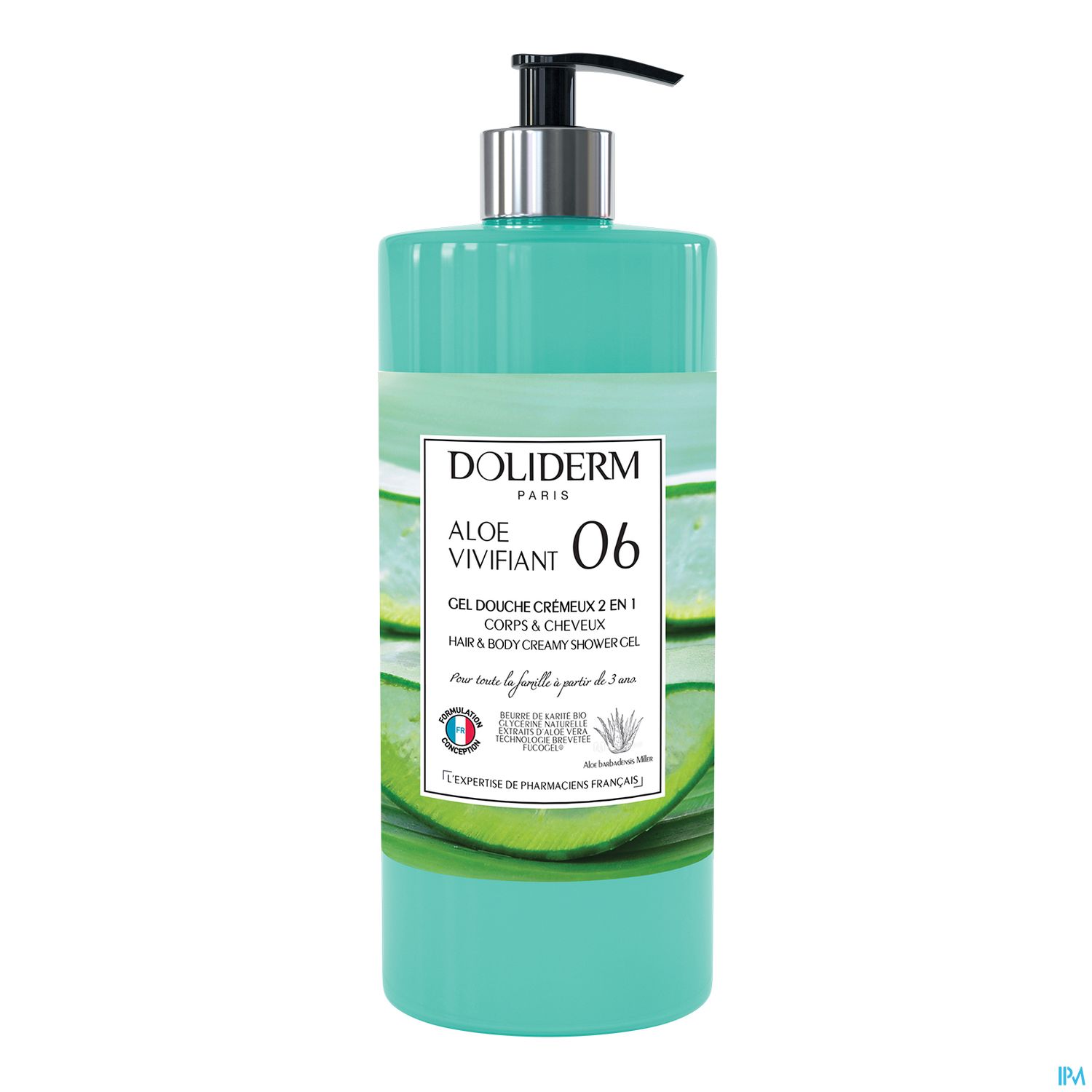 Doliderm Gel Douche Cremeux No06 Aloe Vivifiant 1l