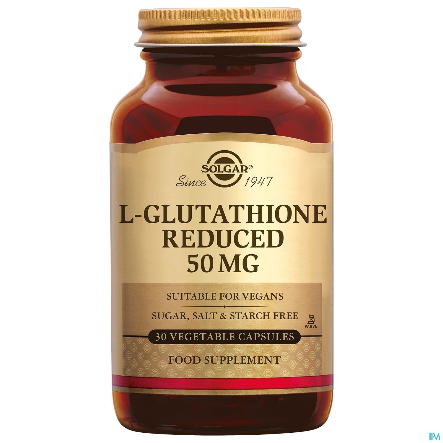 Solgar l Glutathion 50mg Gelule Vegetale 30
