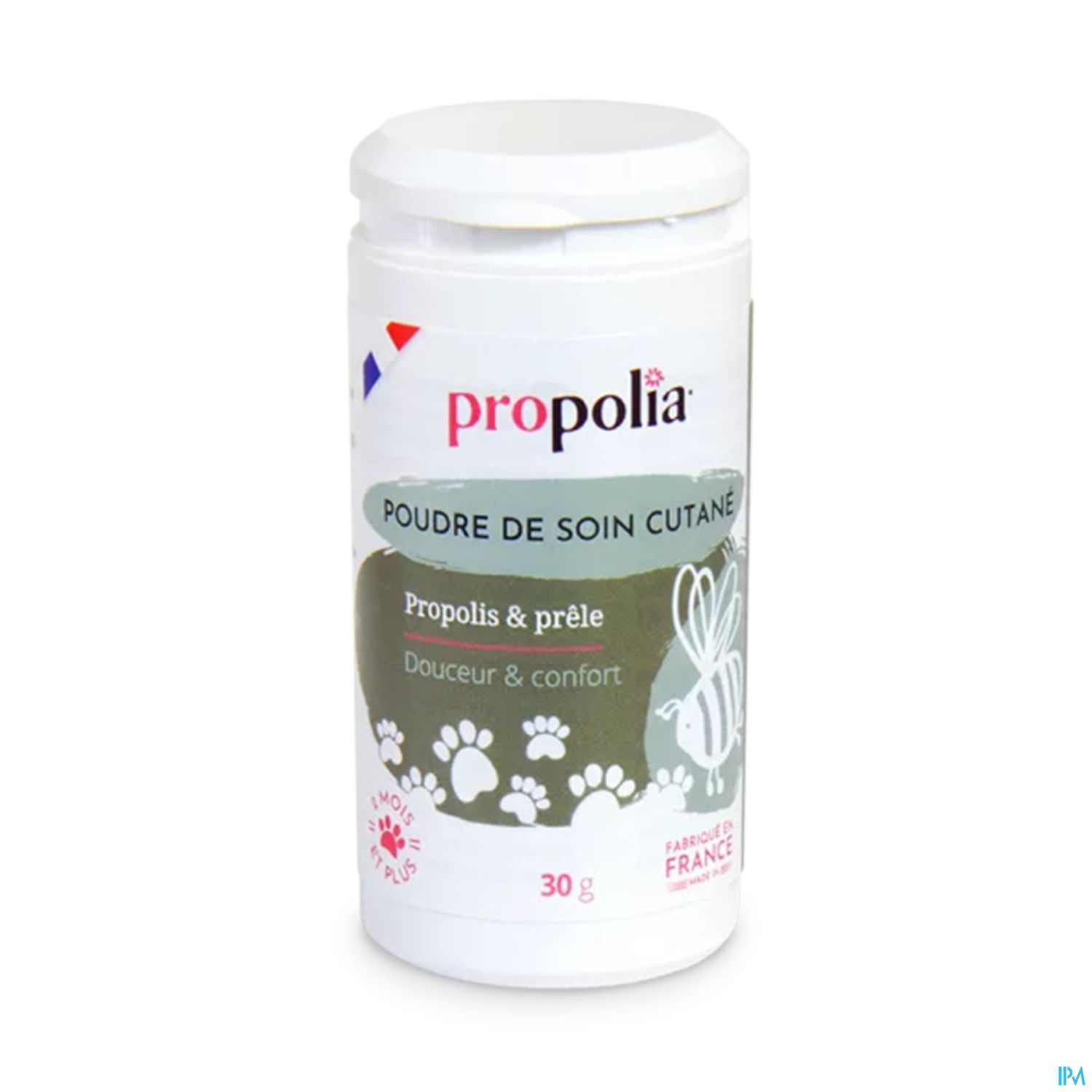 Propolia Poudre De Soin Cutane Animaux Ecosoin Bio Poudrier 30g