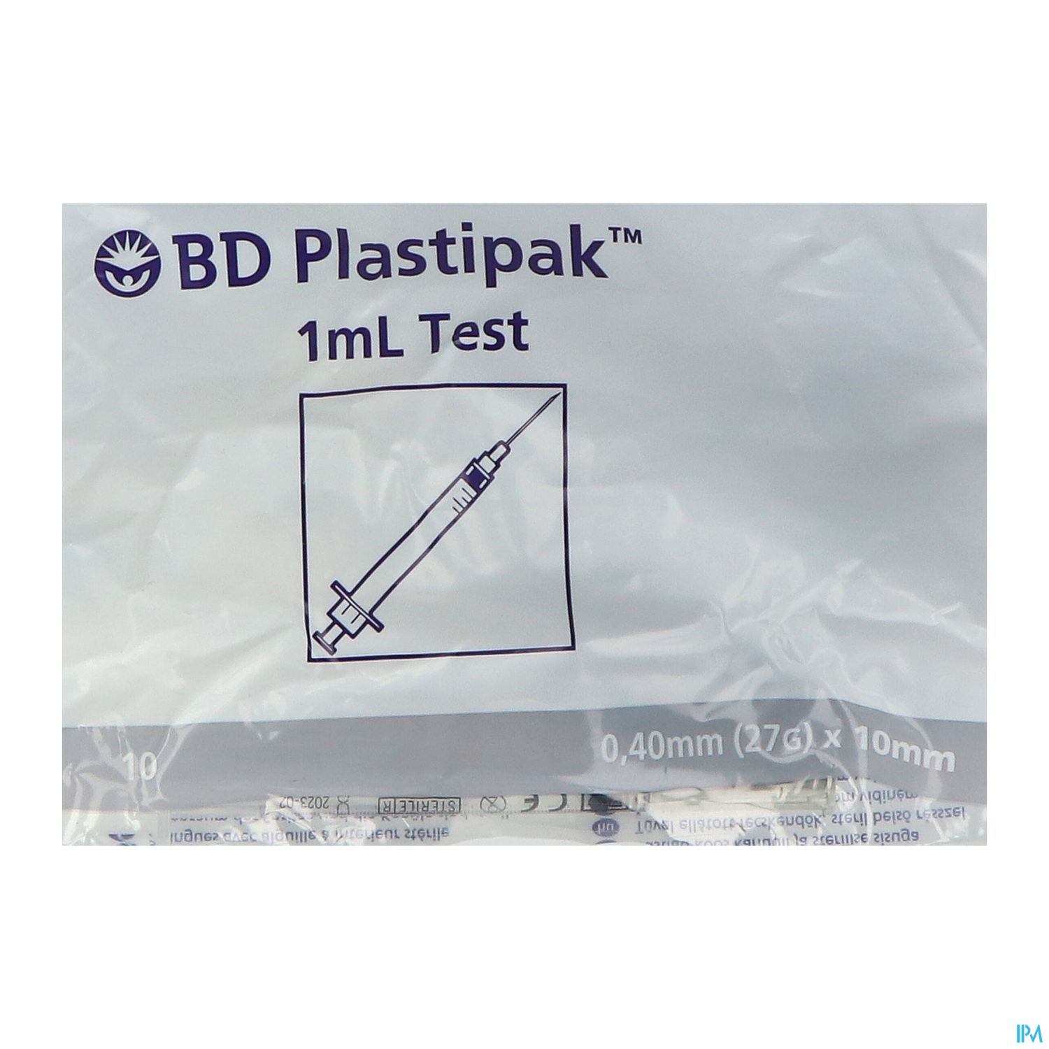 Bd Plastipak Seringue Test 1ml Aig Intraderm 10