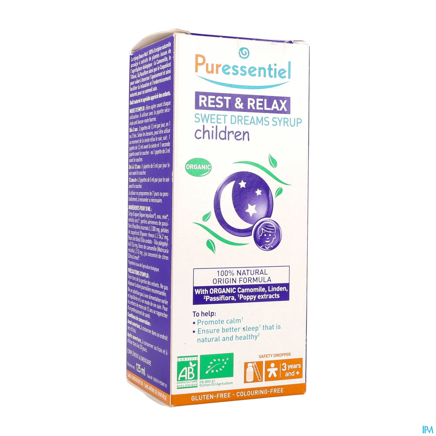 PURESSENTIEL DOUCE NUIT ENF 125ML