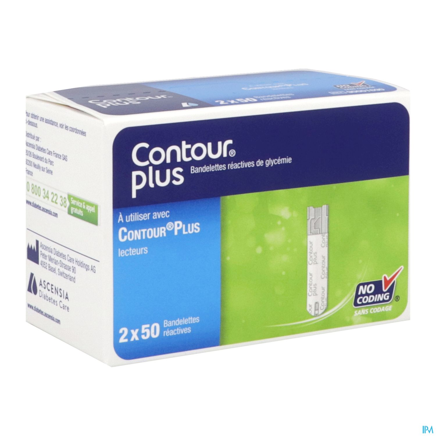 CONTOUR PLUS BANDELETTE 100 — Pharmacie Européenne 24/24 by Nexum