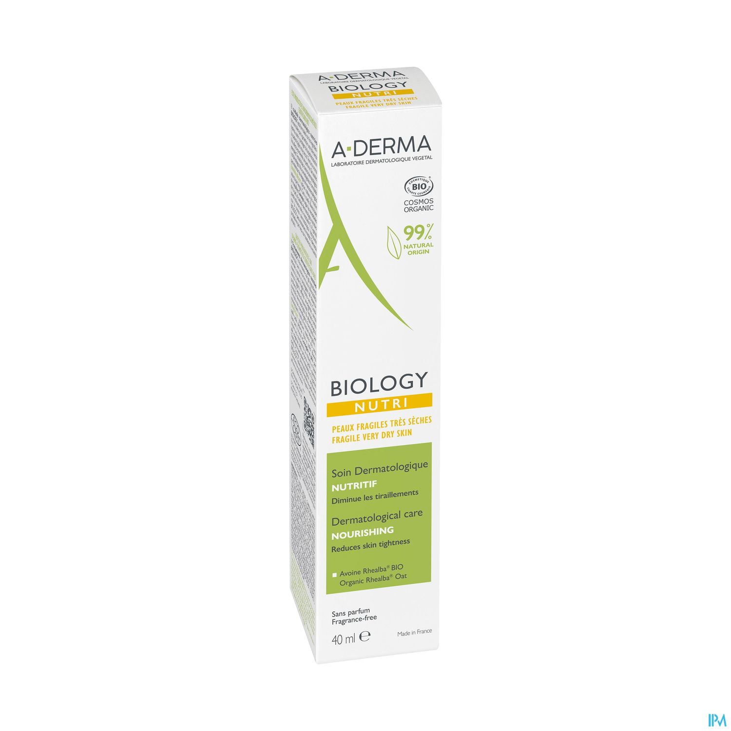 A-DERMA BIOLOGY NUTRI SOIN 40ML