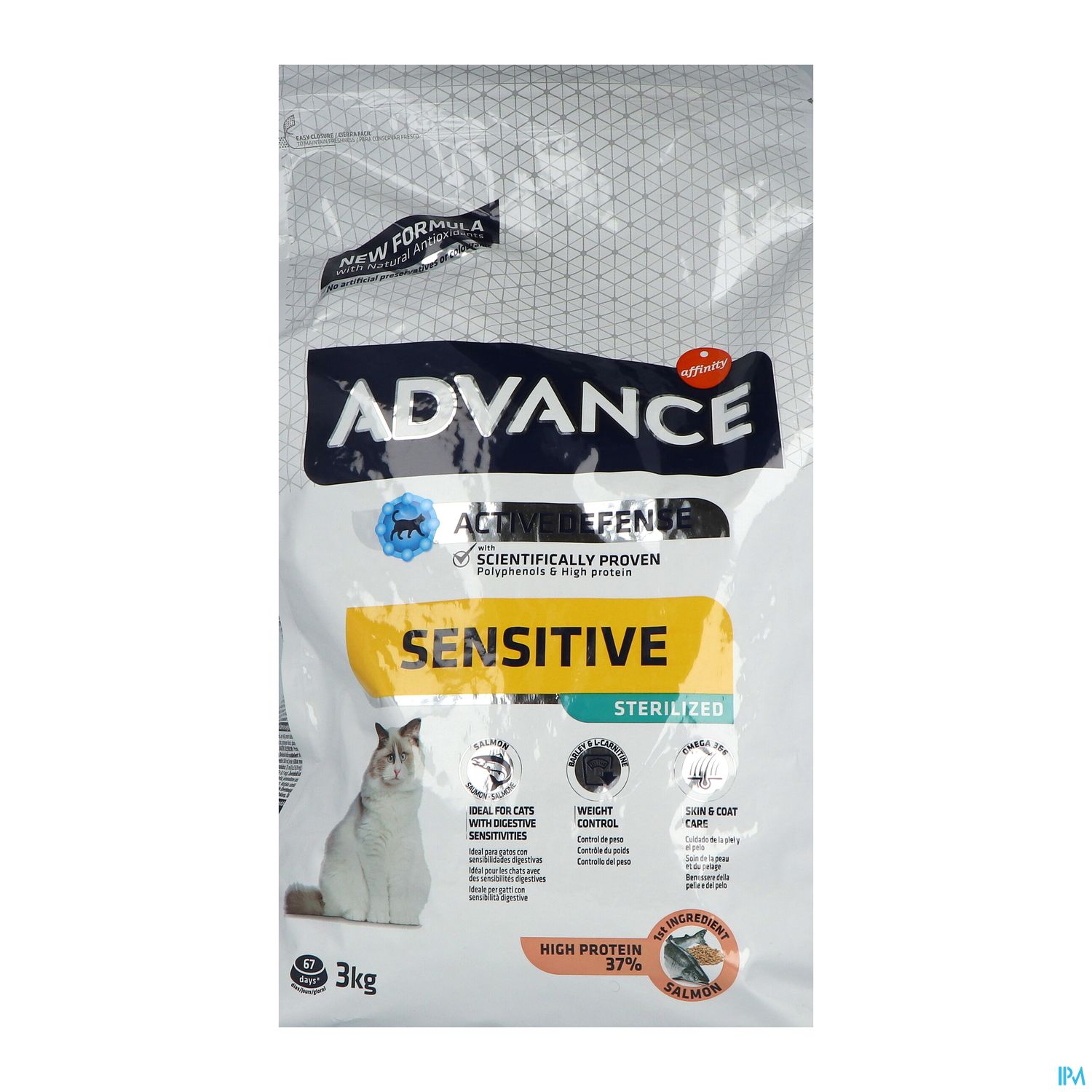 Advance Chat Sterilized Sensitive Saumon 3kg