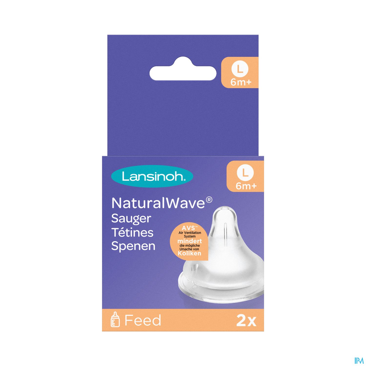 LANSINOH TETINE NATUREL WAVE RAP 2