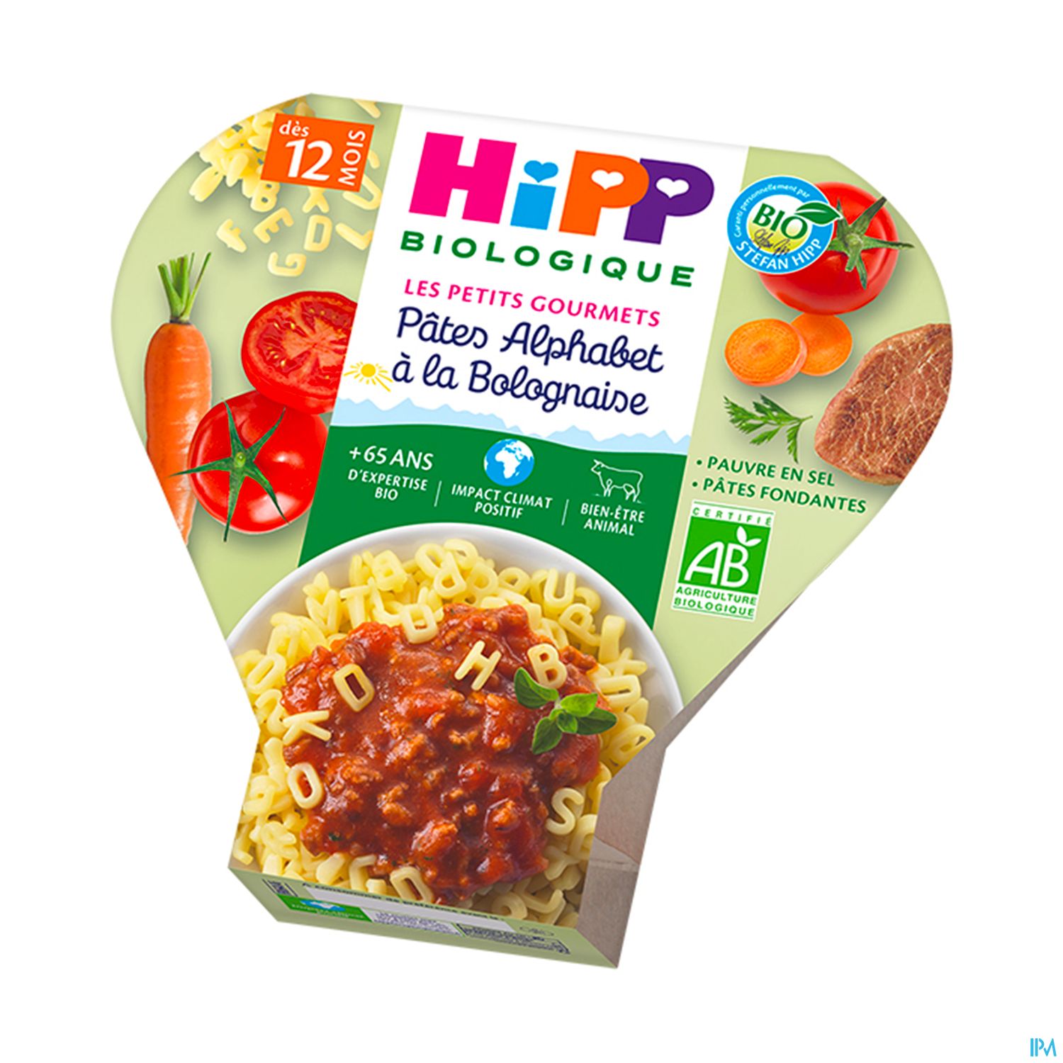 HIPP PATE ALPHABET BOLOGNAISE 230G