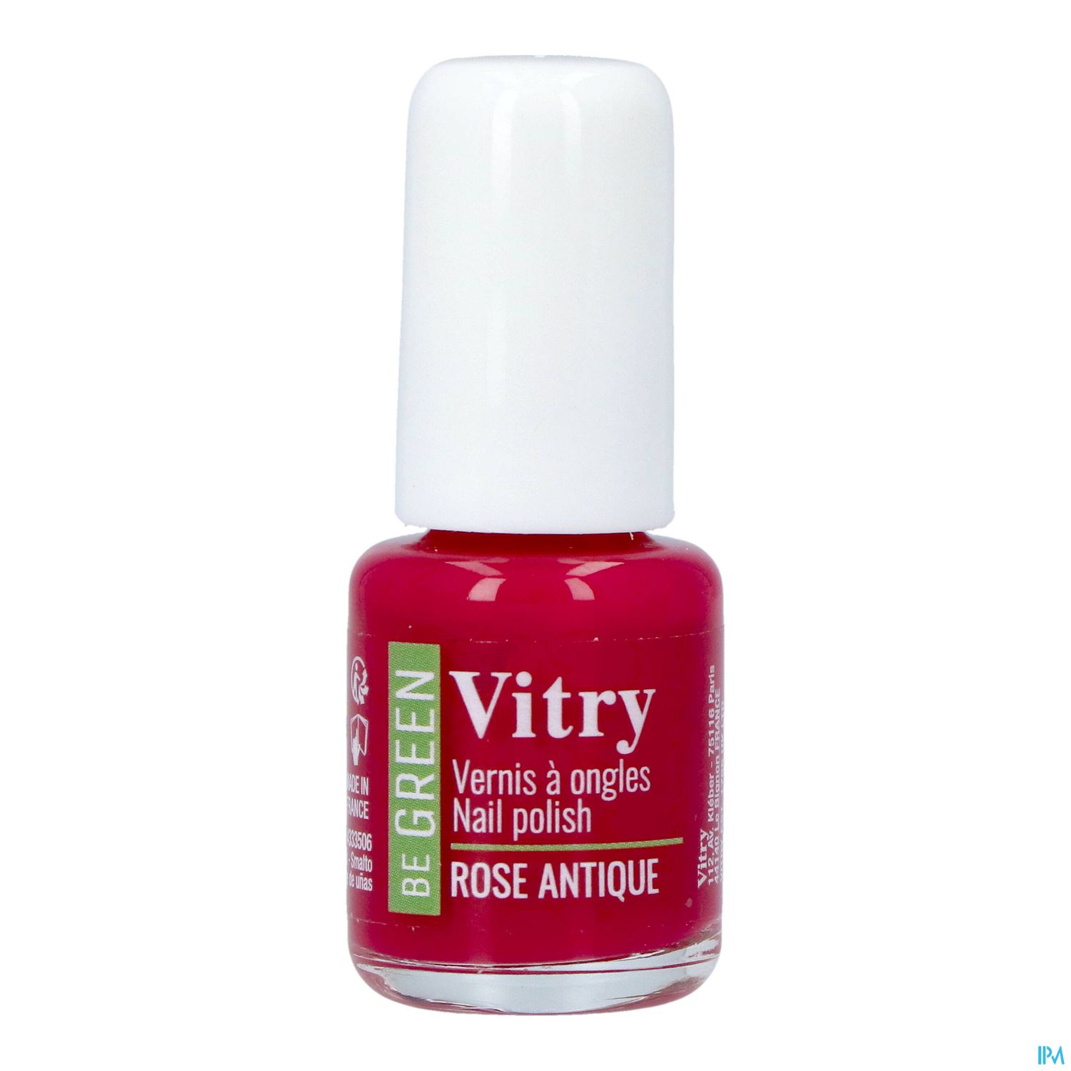 Vitry Be Green Vernis Ongles Rose Antique 6ml