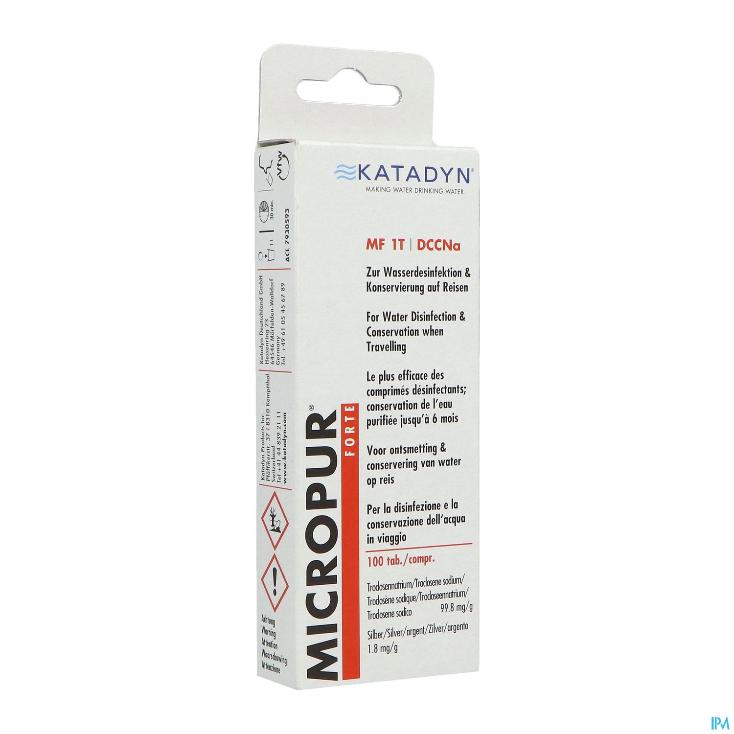 MICROPUR FORTE MF1 DCCNA CPR100