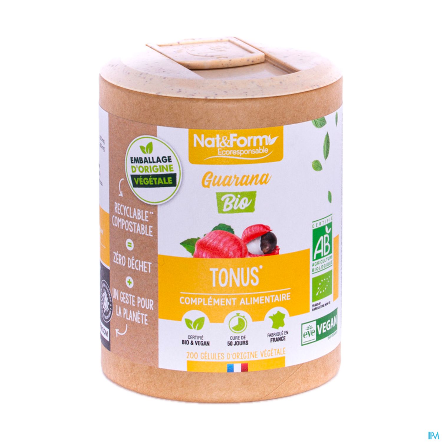 NAT&FORM ECO GUARANA GELVEG60