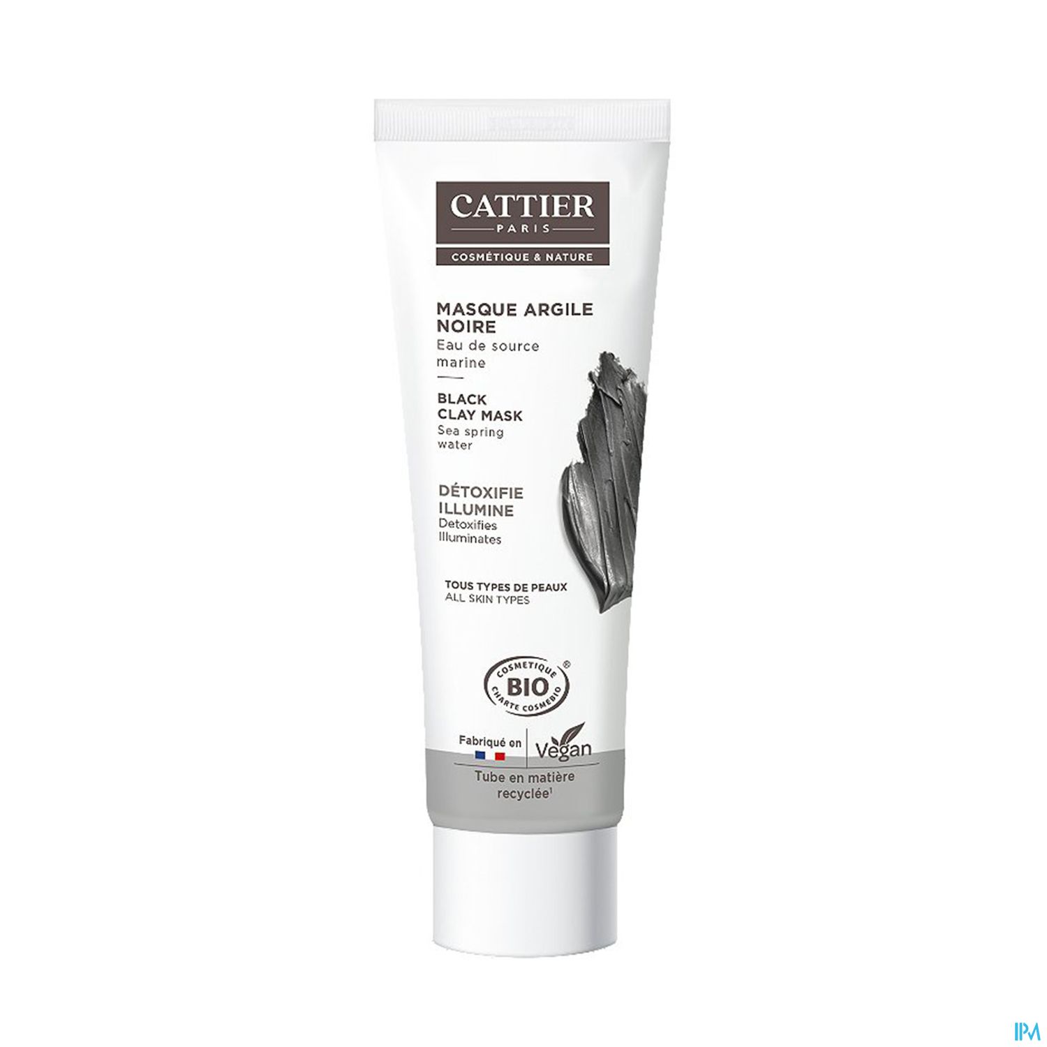 Cattier Masque Argile Noire Bio 100ml