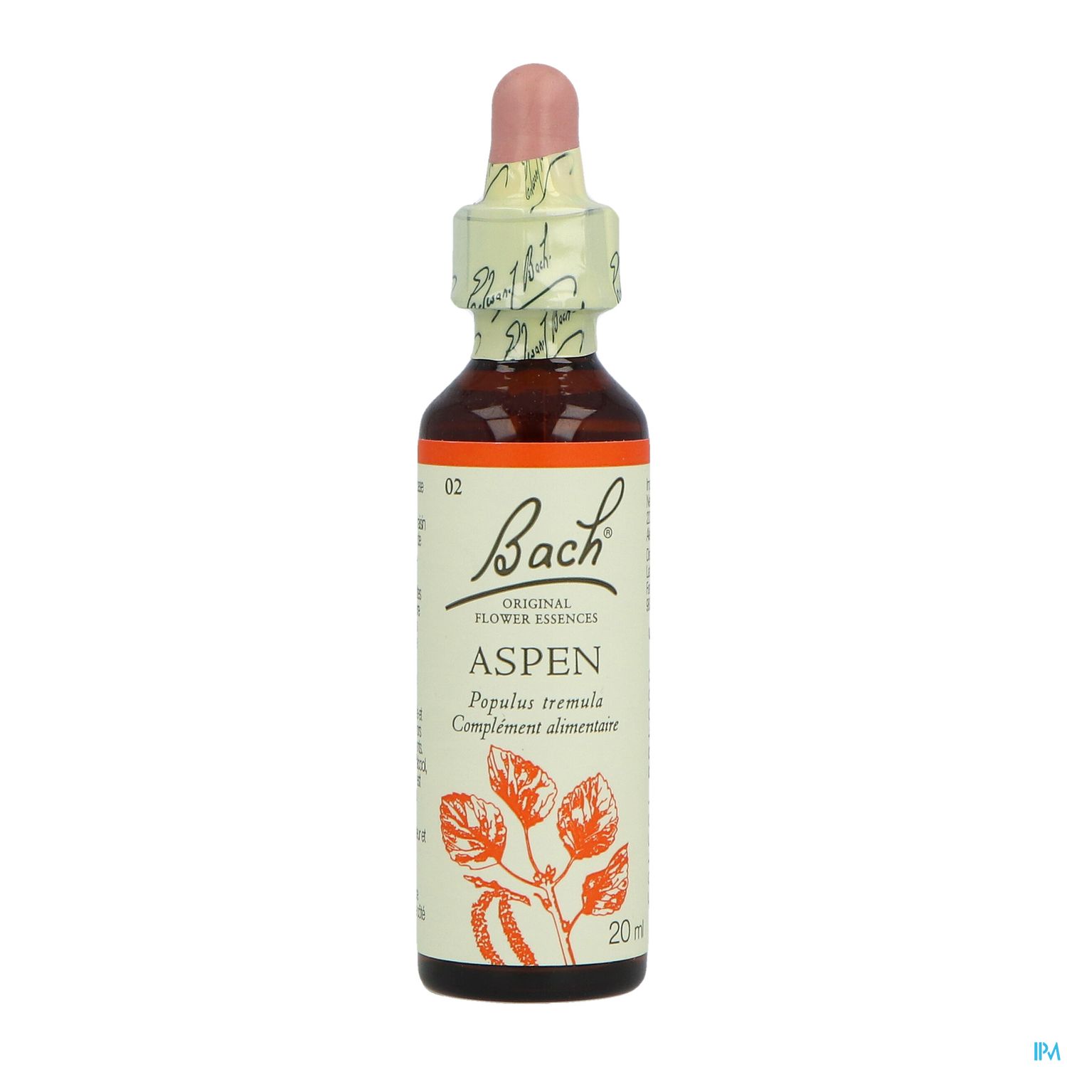 Fleurs De Bach Original 02 Aspen Compte Gouttes 20ml