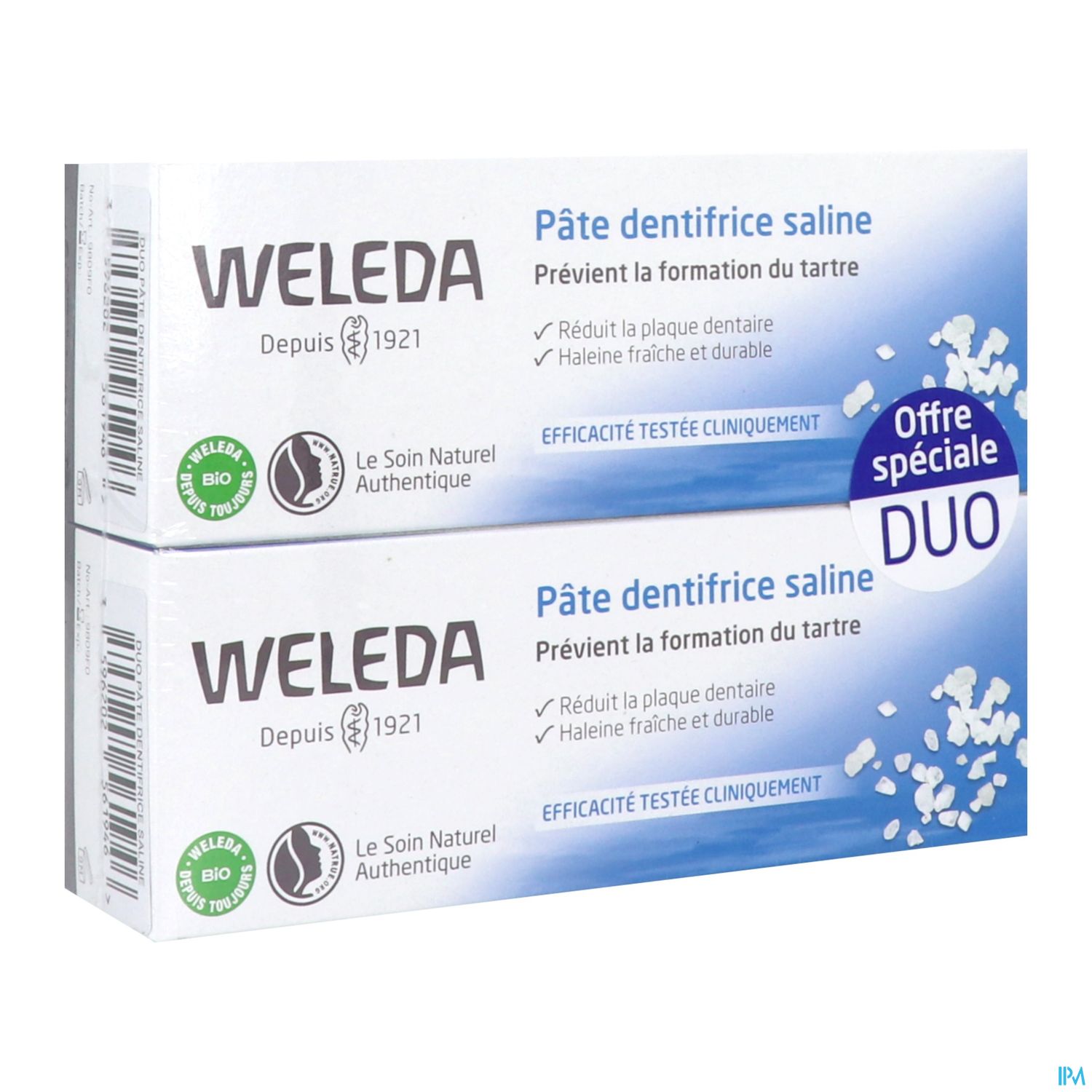 WELEDA PATE DENT SALINE 75ML X2