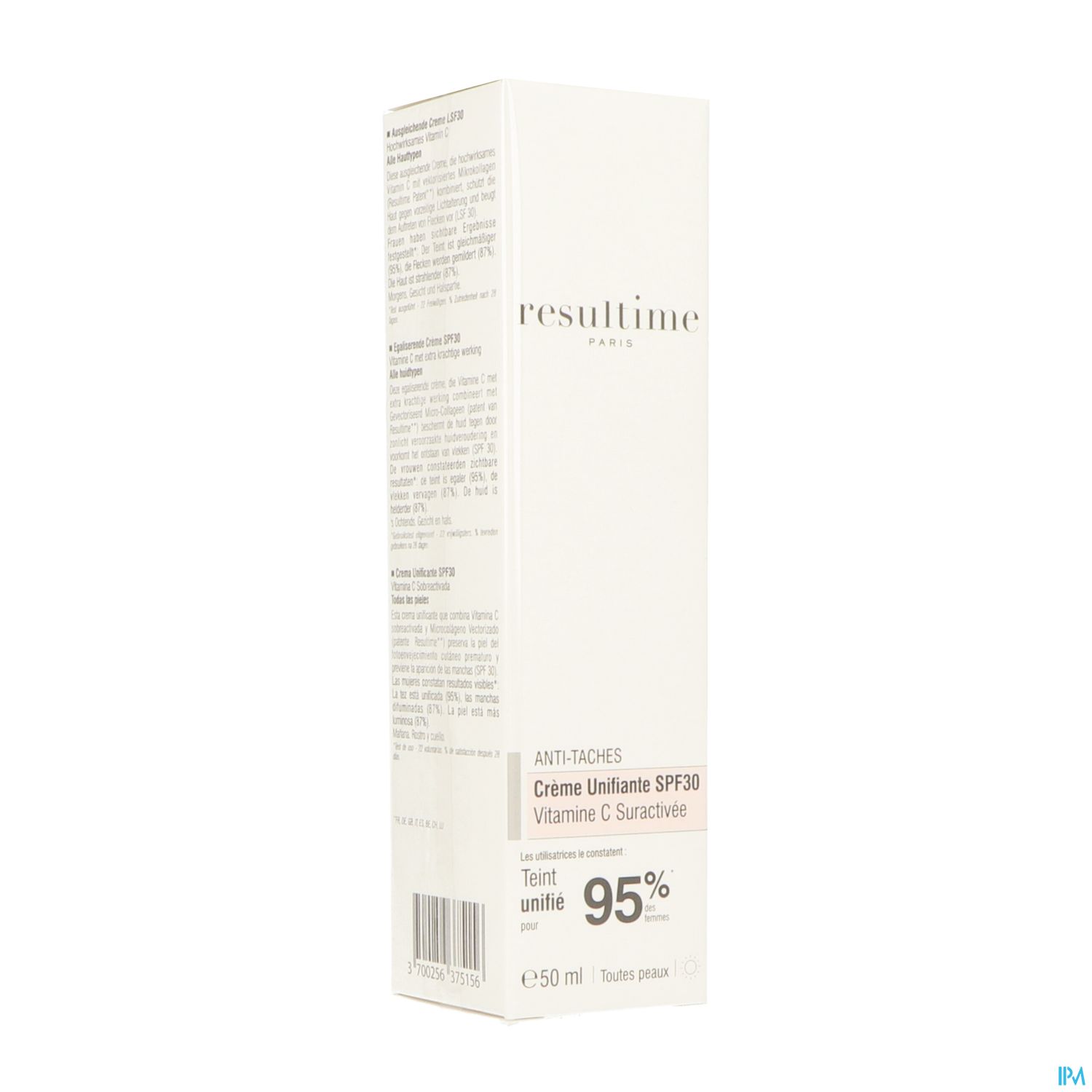 RESULTIME CR UNIFIANTE SPF30 50ML