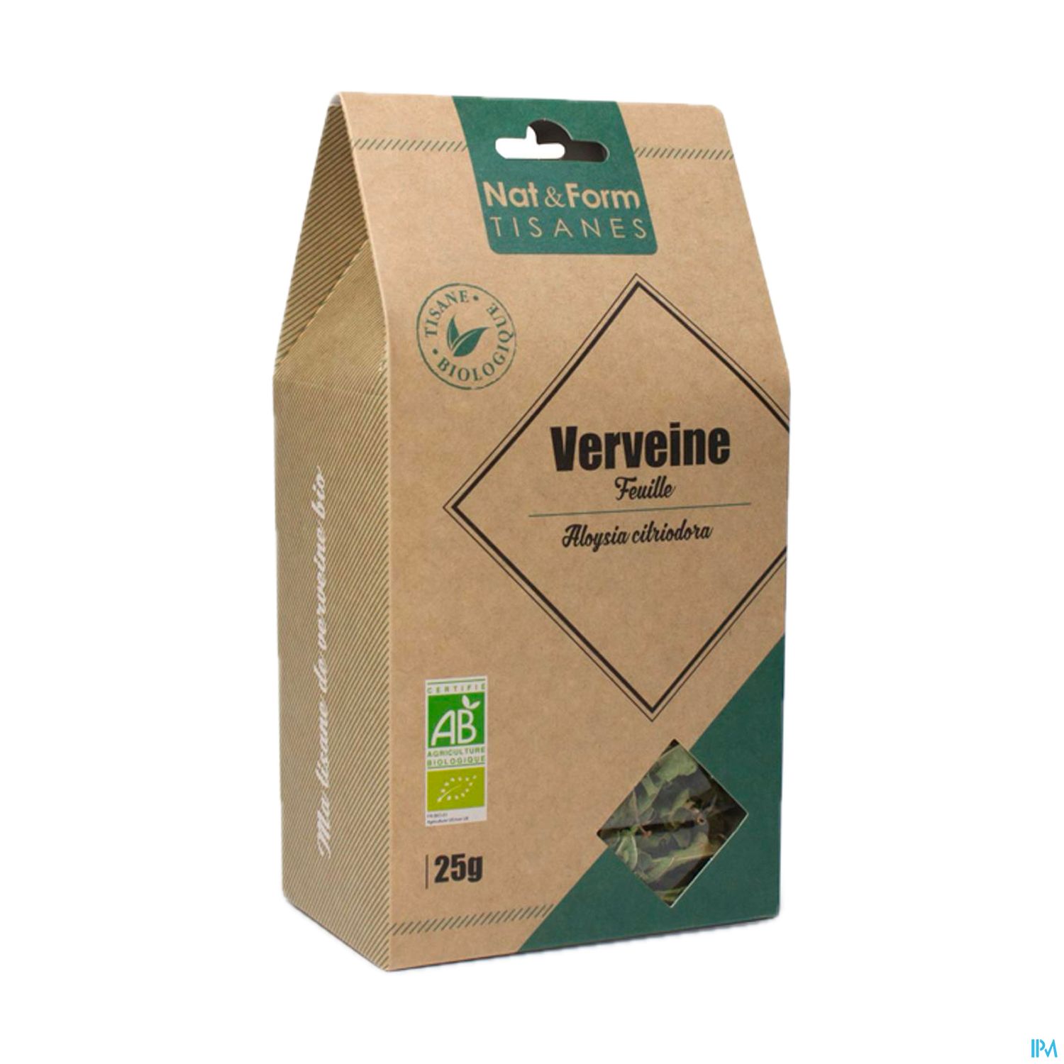 Nat Et Form Tisane Verveine Feuille Bio 25g
