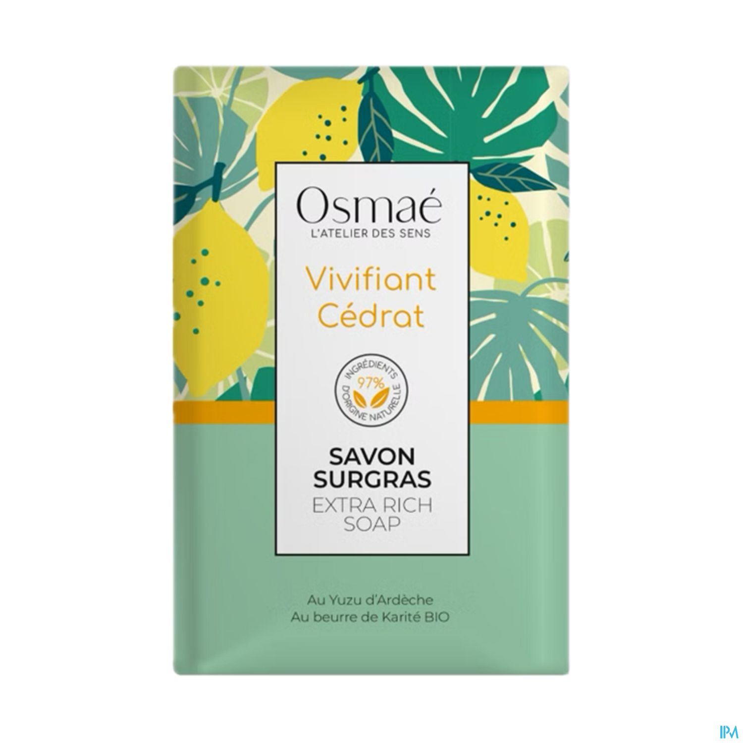 Osmae Savon Surgras Vivifiant Cedrat 200g