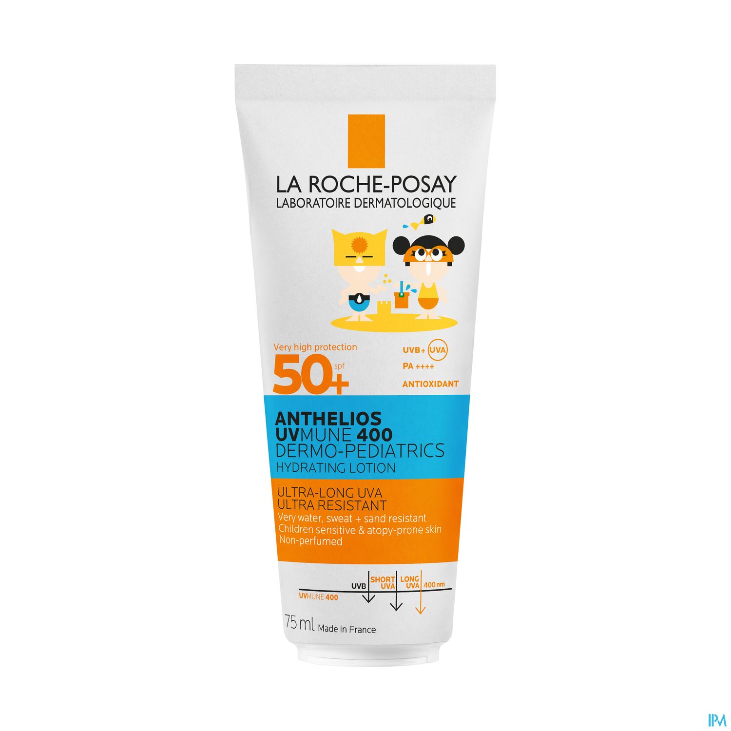 ANTHELIOS 50+DERMOPED LAIT HYD75ML